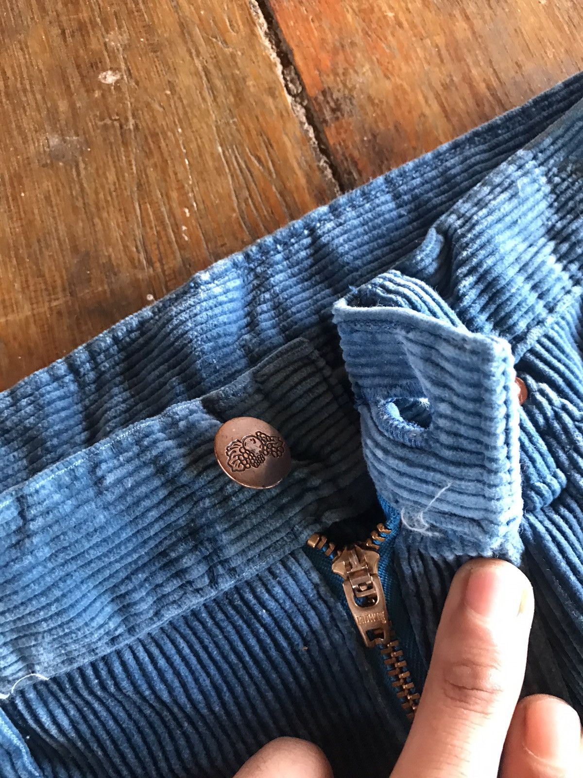 Edwin × Fruit Of The Loom × Vintage Rare Vintage Fruit Of The Loom Corduroy Pant Size US 29 - 3 Thumbnail