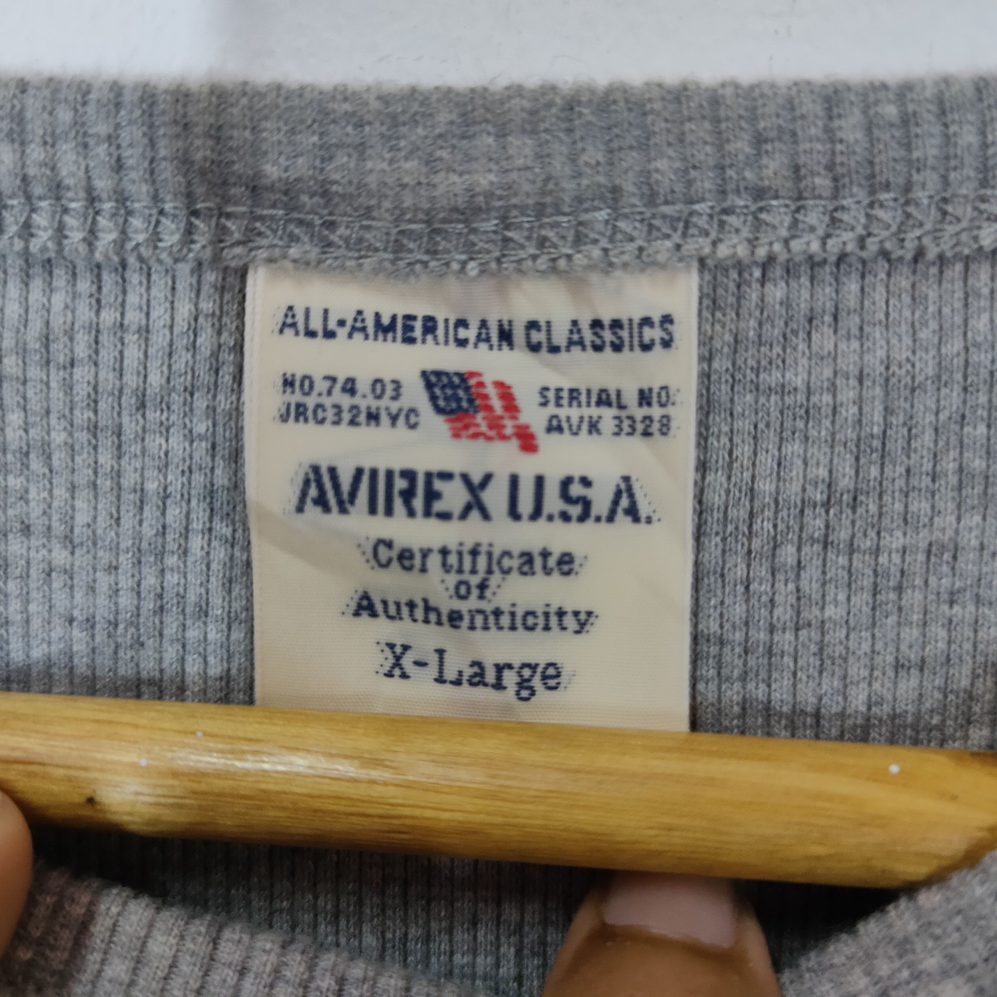 Avirex AVIREX USA Plain Simple Design Crewneck Sweatshirt Size US M / EU 48-50 / 2 - 4 Thumbnail
