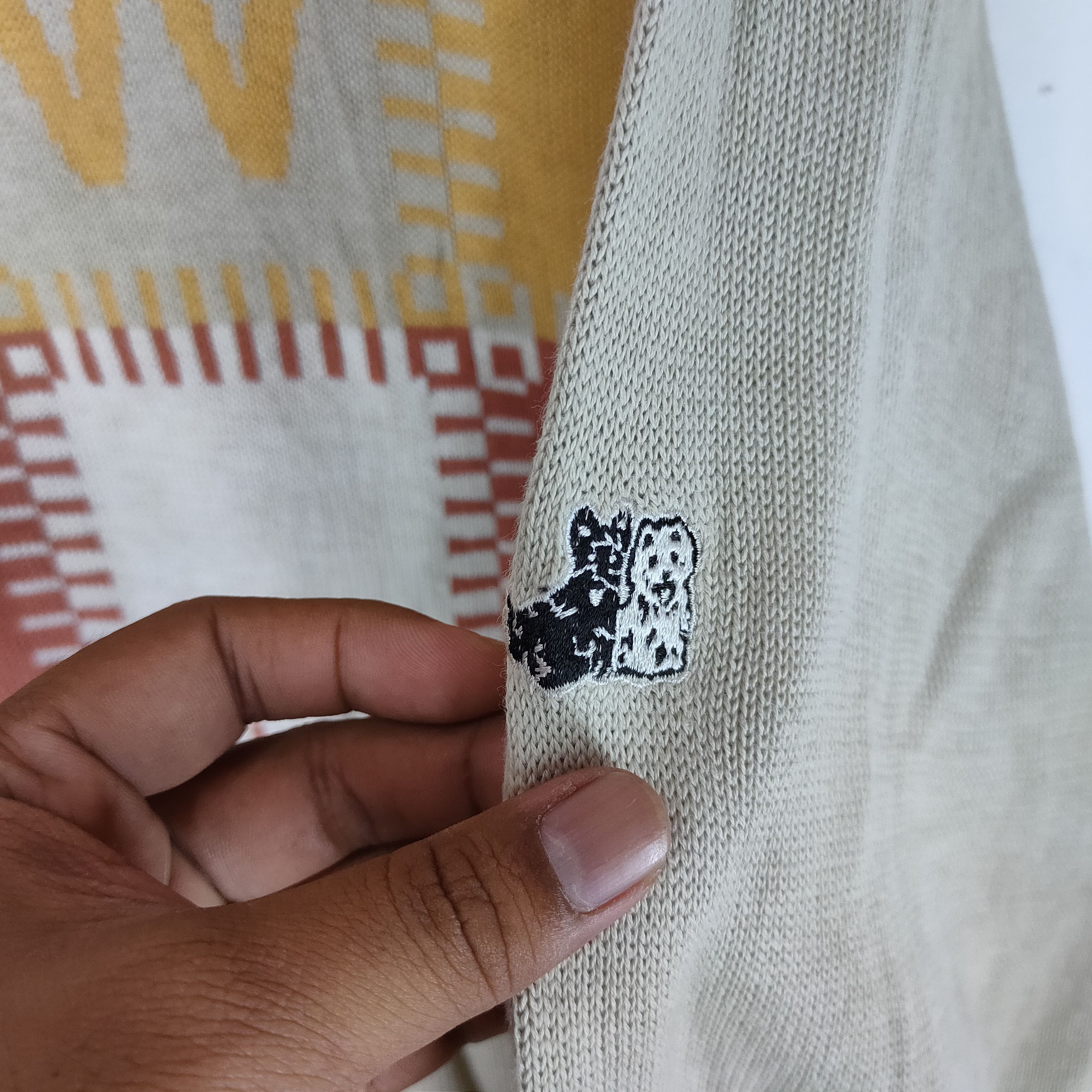 Japanese Brand BLACK & WHITE Japanese Designer Cool L Size Sweatshirt Size US L / EU 52-54 / 3 - 5 Thumbnail