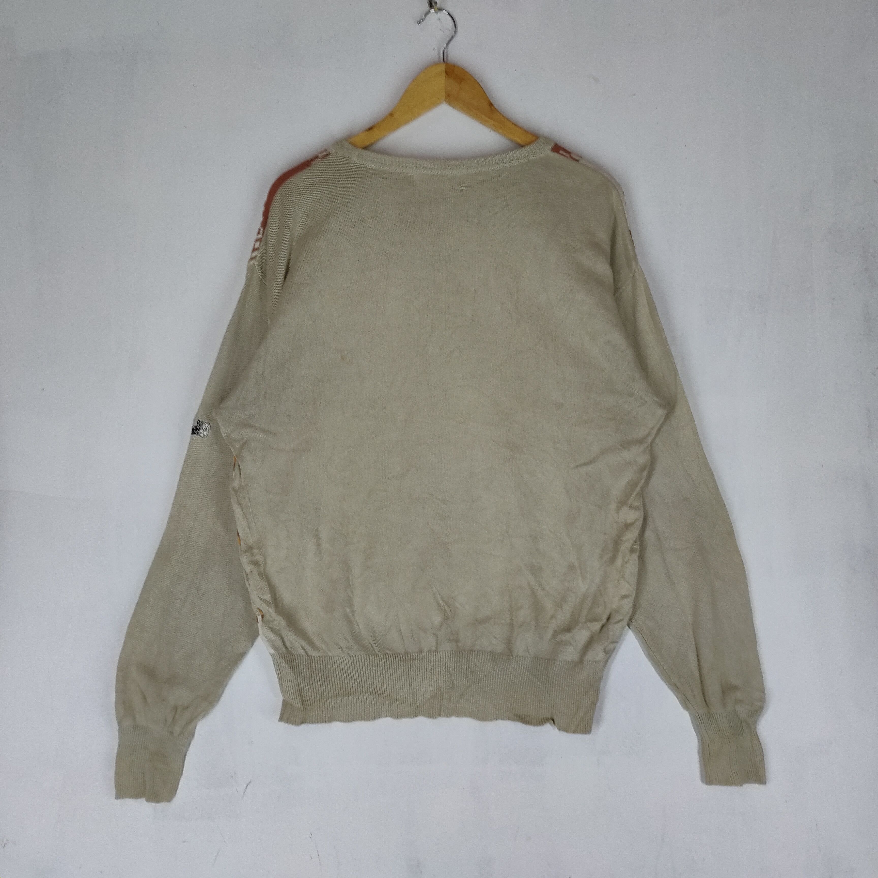 Japanese Brand BLACK & WHITE Japanese Designer Cool L Size Sweatshirt Size US L / EU 52-54 / 3 - 6 Thumbnail