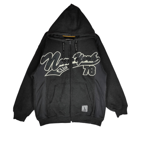 Japanese Brand NEW YORK CLUB Big Logo Embroidery Full Zip Hoodies Size US L / EU 52-54 / 3 - 1 Thumbnail