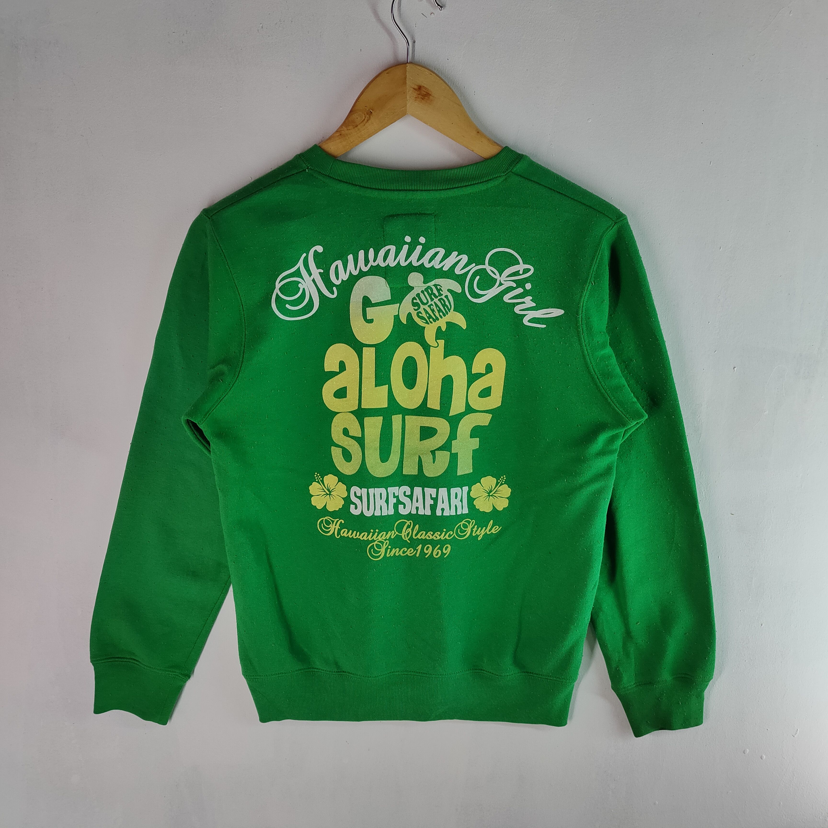 Other HAWAIIAN ALOHA SURF Big Print Small Size Sweatshirt Size US S / EU 44-46 / 1 - 5 Thumbnail