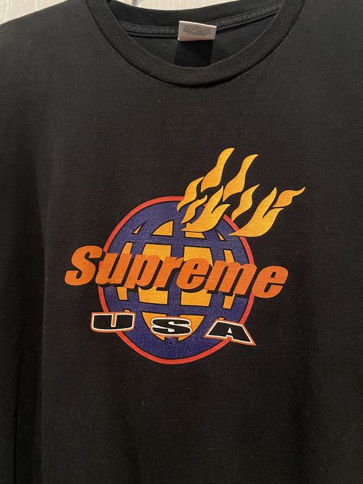 Supreme store fireball tee