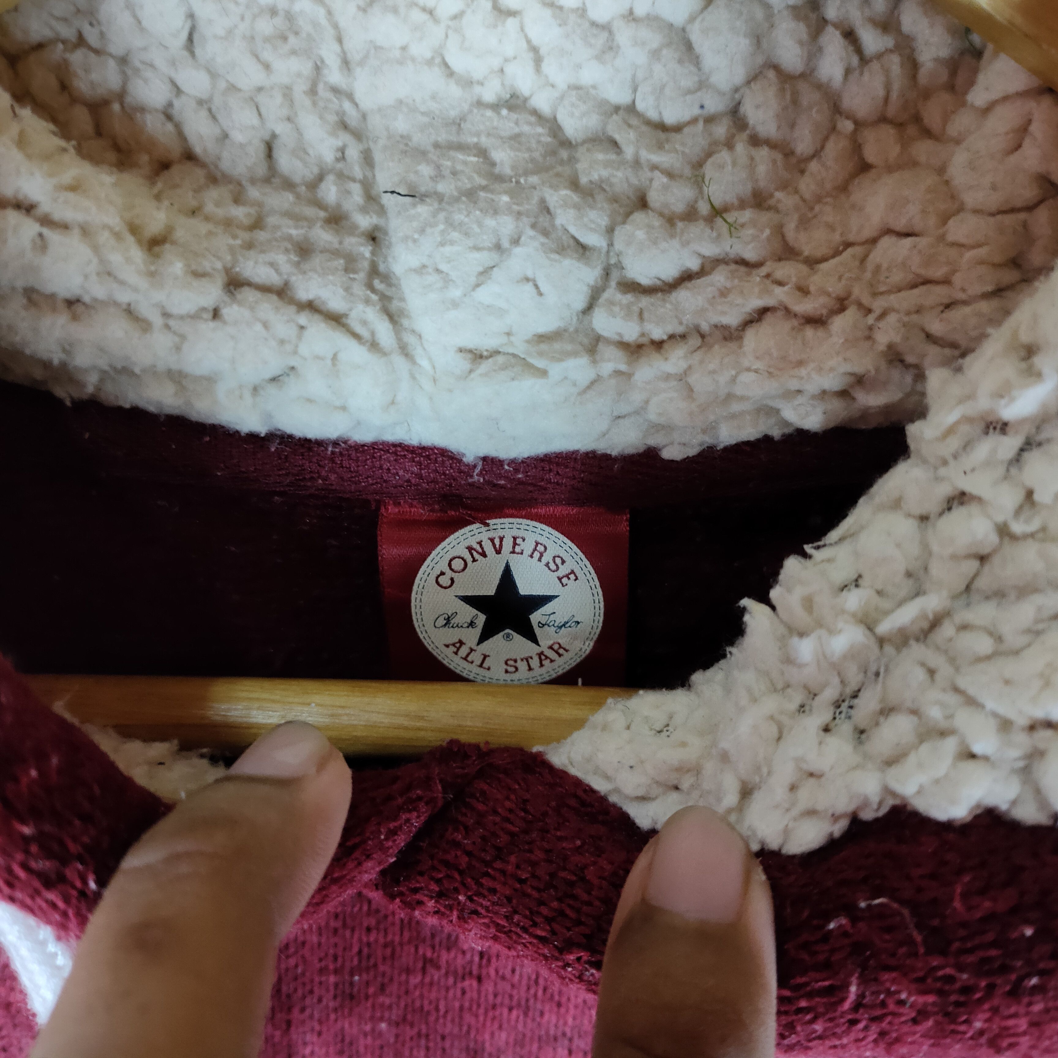 Converse × Sports Specialties CONVERSE CHUCK TAYLOR Sherpa inside Hoodie Sweatshirt Size US M / EU 48-50 / 2 - 4 Thumbnail
