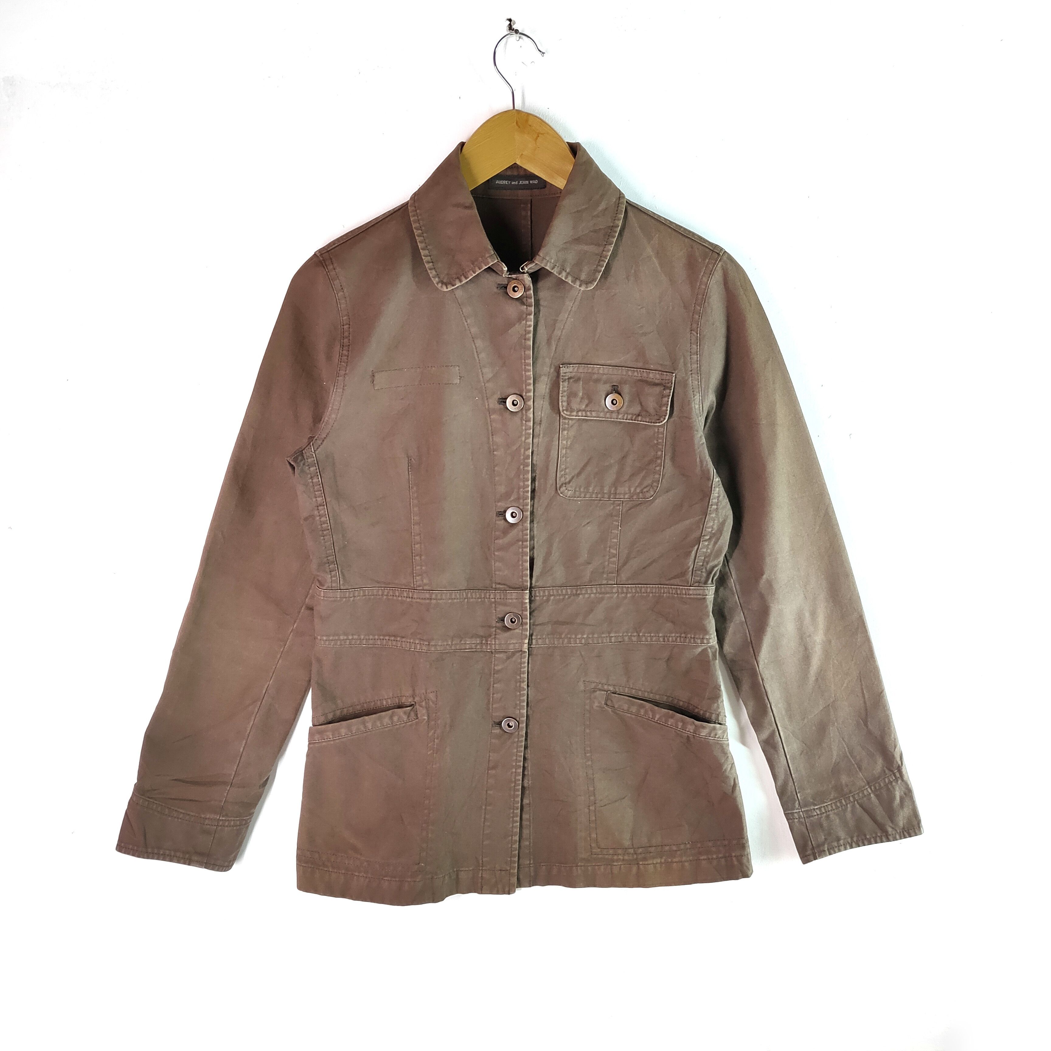 Japanese Brand AUDREY & JOHN WAD Made in Japan Full Button Jacket Size US S / EU 44-46 / 1 - 1 Thumbnail