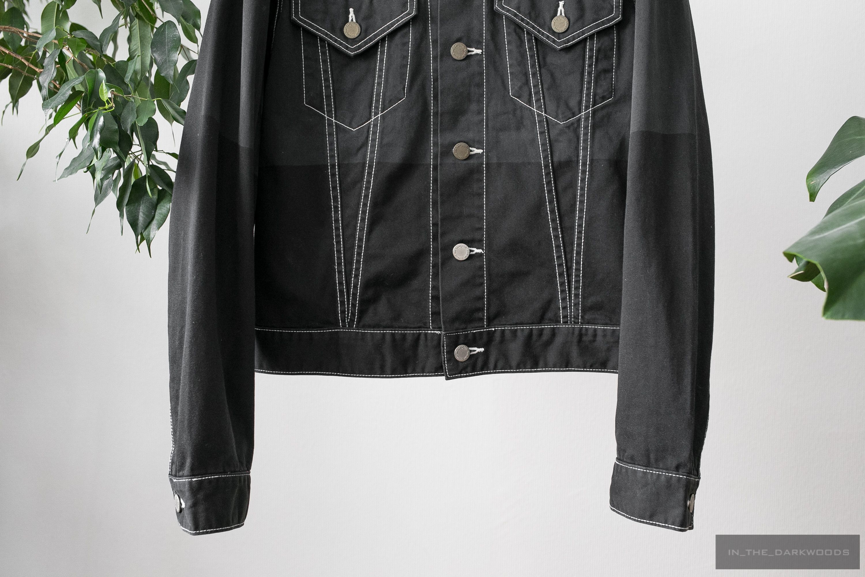 Comme des Garcons Homme = last drop = contrast stitching denim jacket Size US M / EU 48-50 / 2 - 5 Thumbnail