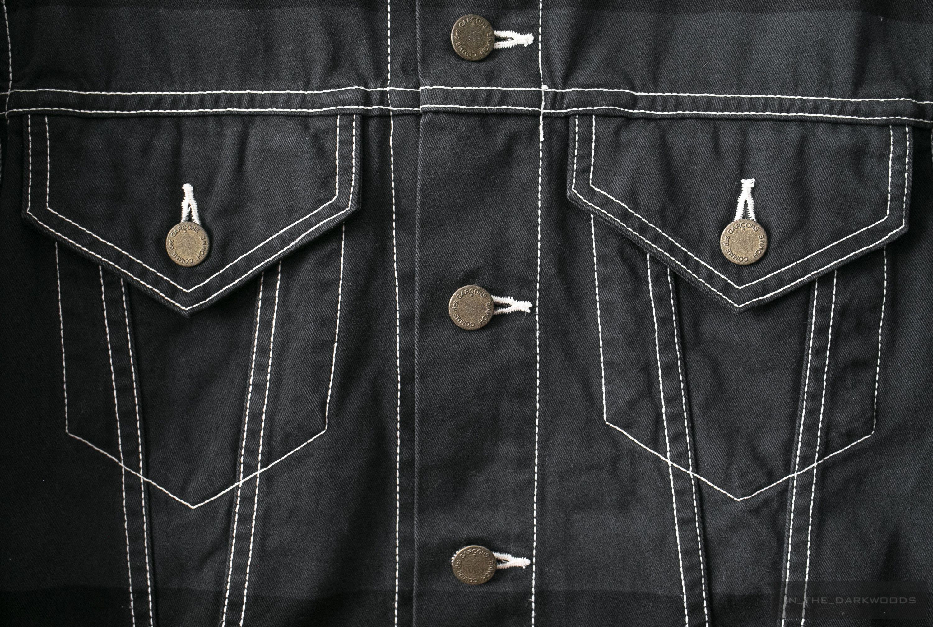 Comme des Garcons Homme = last drop = contrast stitching denim jacket Size US M / EU 48-50 / 2 - 7 Thumbnail