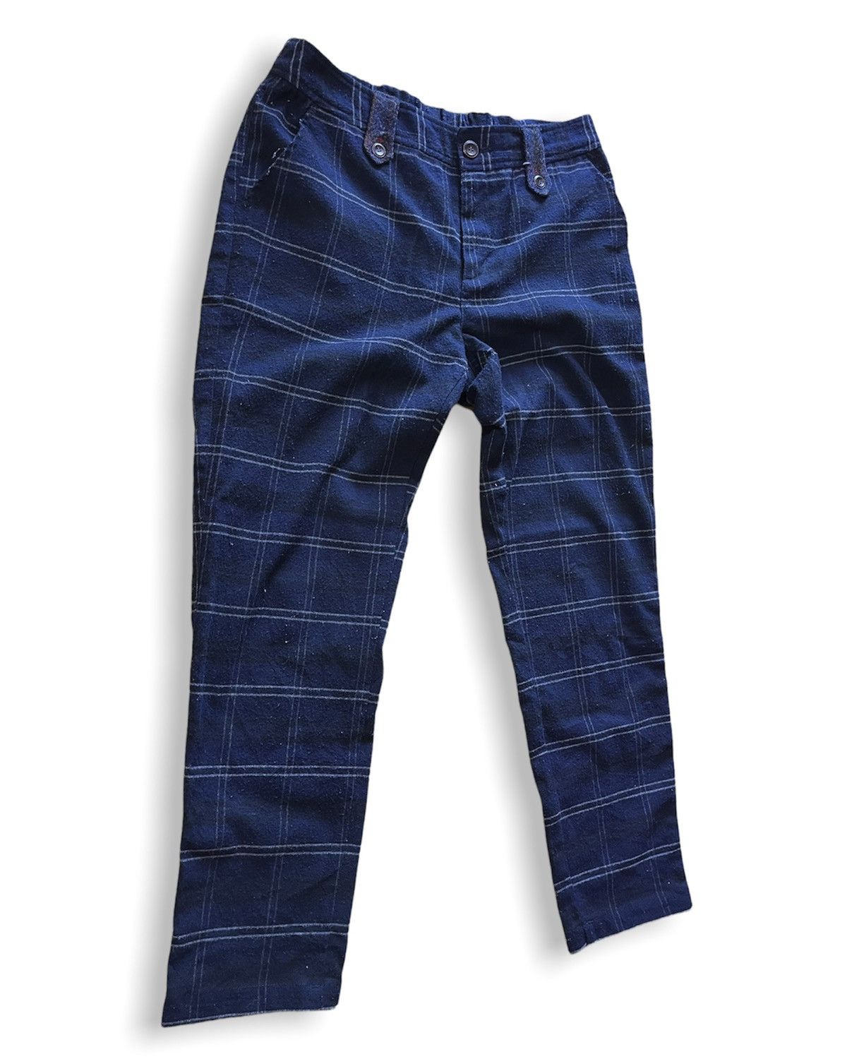Harris Tweed × Vintage Baggy Harris Tweed Classic Pants Vintage Japan Size US 27 - 4 Thumbnail