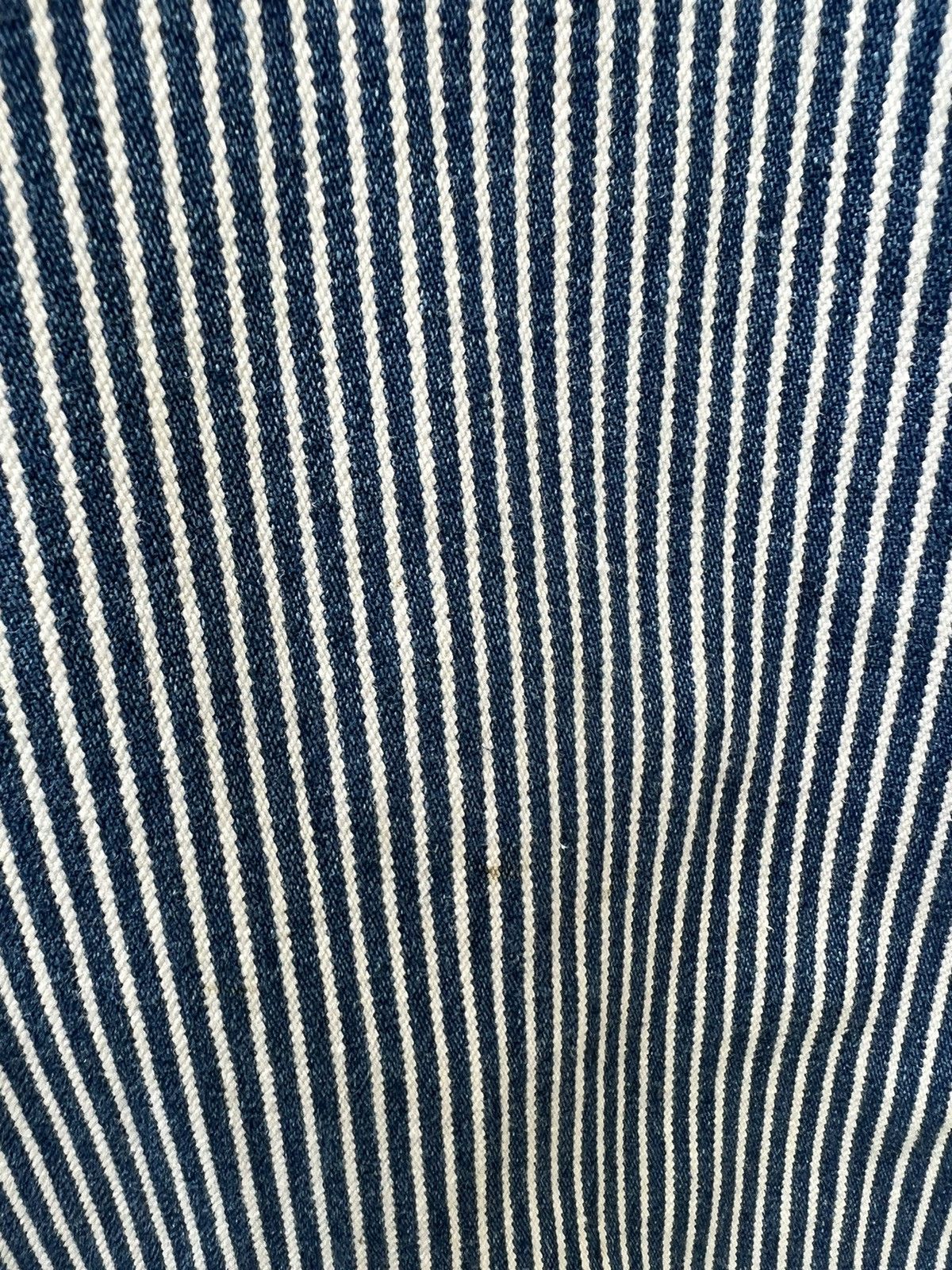 Vintage VTG 90s Blue Way Outdoorsman Patch Hickory Stripe Overall Size US 30 / EU 46 - 22 Thumbnail