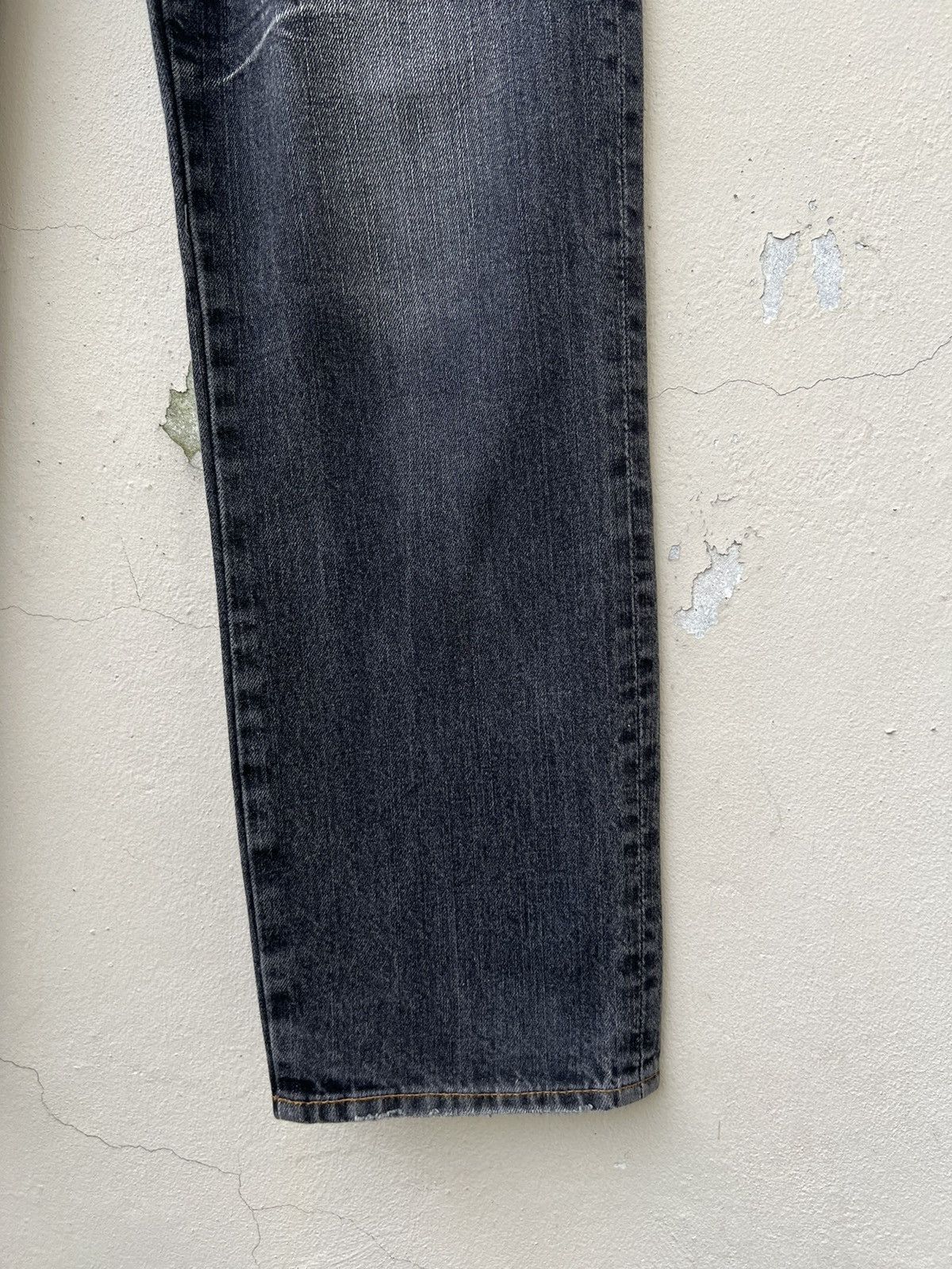 Karakuri Tamashii Vintage Japan Brand Embroidery Koi Fish Denim Jeans Size US 30 / EU 46 - 10 Thumbnail