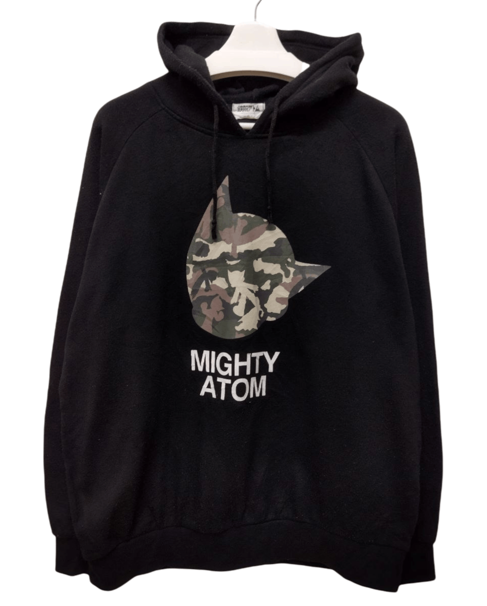 image of Cartoon Network vintage Mighty Atom Astro Boy Hoodie in Black, Men's (Size 2XL)