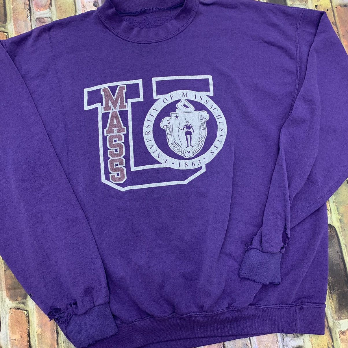 Vintage Vintage UMass sweatshirt Size US L / EU 52-54 / 3 - 3 Thumbnail