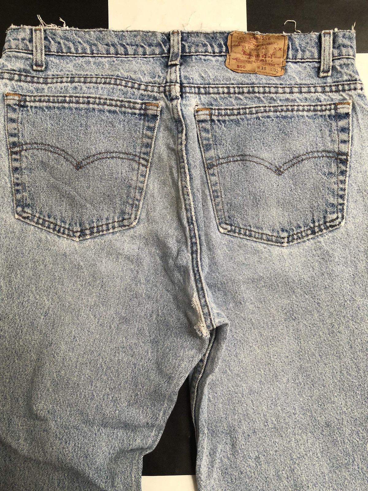 Levi's × Vintage Vintage 90s Levis 550 Denim Jeans L58 Size US 36 / EU 52 - 8 Thumbnail