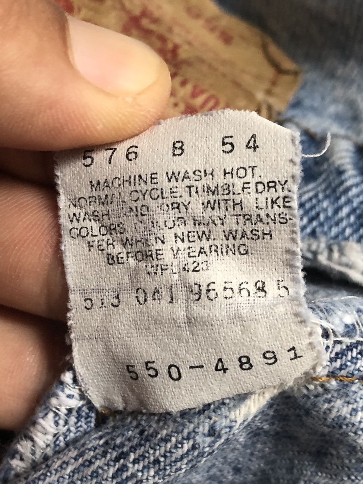Levi's × Vintage Vintage 90s Levis 550 Denim Jeans L58 Size US 36 / EU 52 - 16 Thumbnail