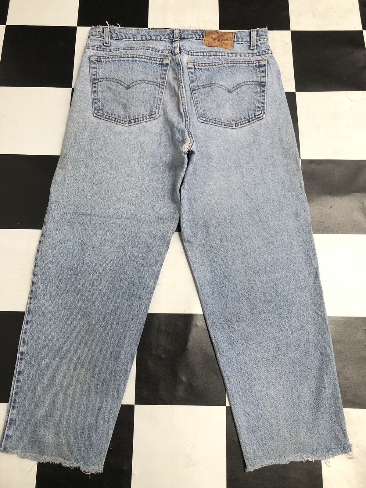 Levi's × Vintage Vintage 90s Levis 550 Denim Jeans L58 Size US 36 / EU 52 - 2 Thumbnail