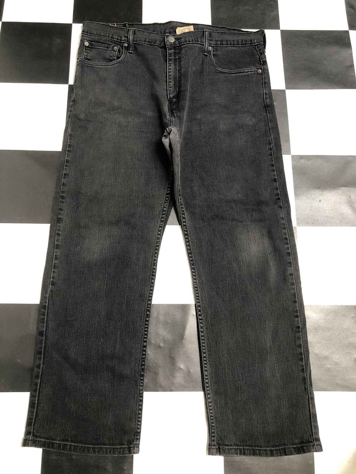 Levi's × Levi's Vintage Clothing × Vintage Vintage Levis 569 Faded Black Denim Jeans L50 Size US 38 / EU 54 - 1 Thumbnail