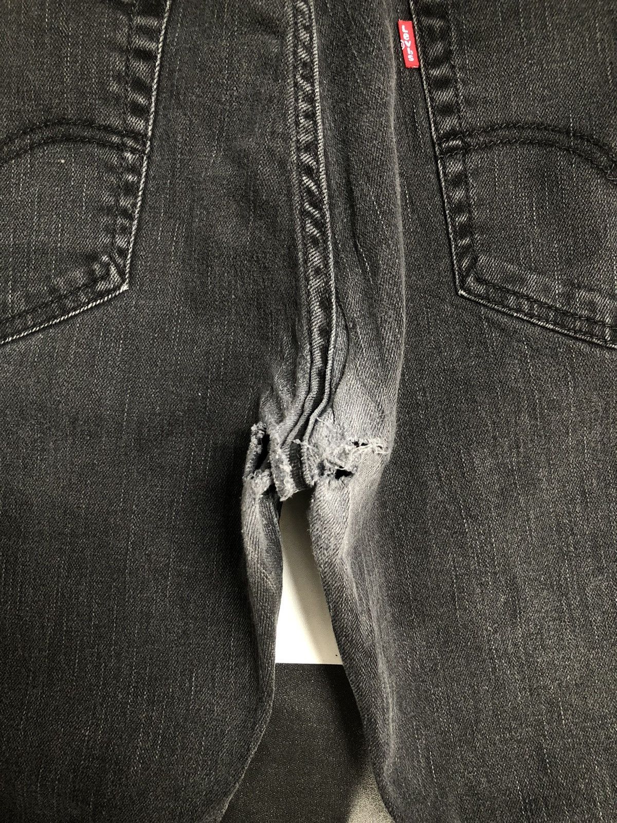 Levi's × Levi's Vintage Clothing × Vintage Vintage Levis 569 Faded Black Denim Jeans L50 Size US 38 / EU 54 - 10 Thumbnail