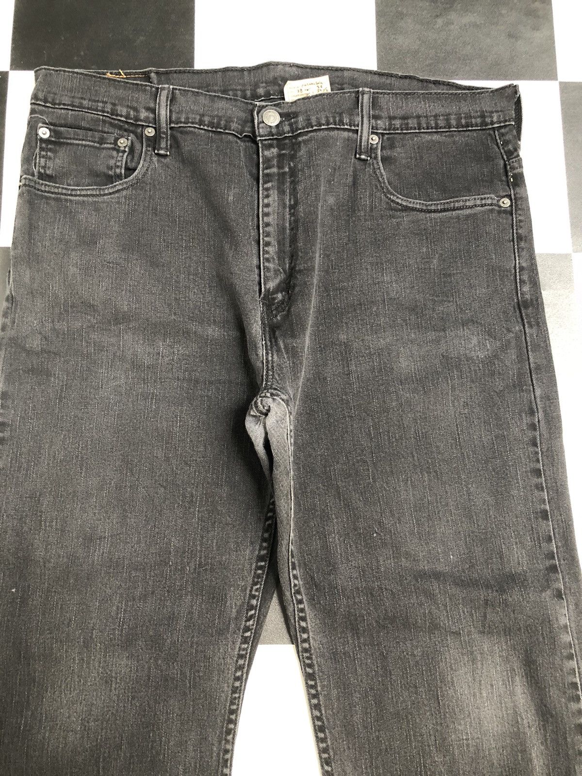 Levi's × Levi's Vintage Clothing × Vintage Vintage Levis 569 Faded Black Denim Jeans L50 Size US 38 / EU 54 - 3 Thumbnail