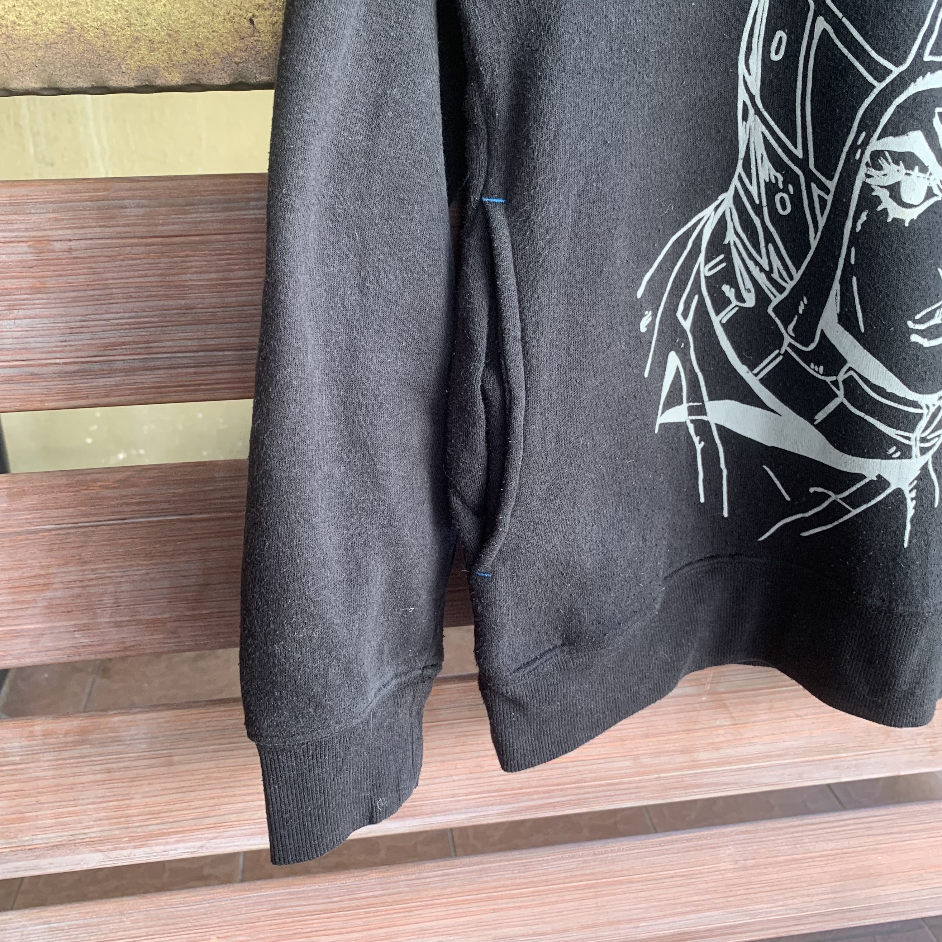 Anime Vintage Jojo Gundo Mista Hoodie Anime Pullover Sweater Size US S / EU 44-46 / 1 - 3 Thumbnail