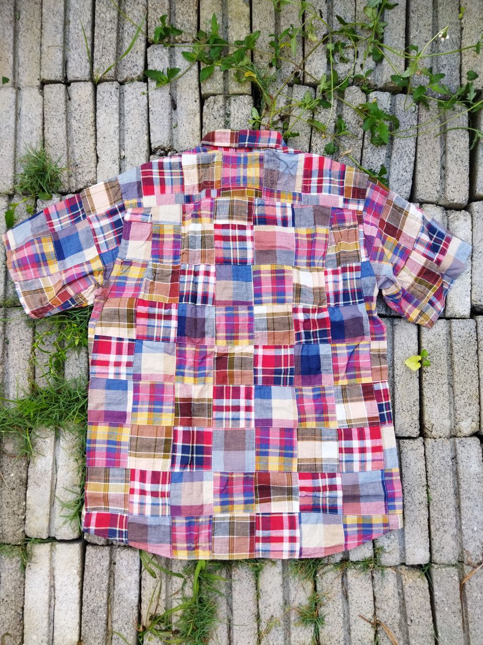GOODENOUGH Vintage Goodenough Japan Patchwork Shirt - Size L Size US L / EU 52-54 / 3 - 3 Thumbnail