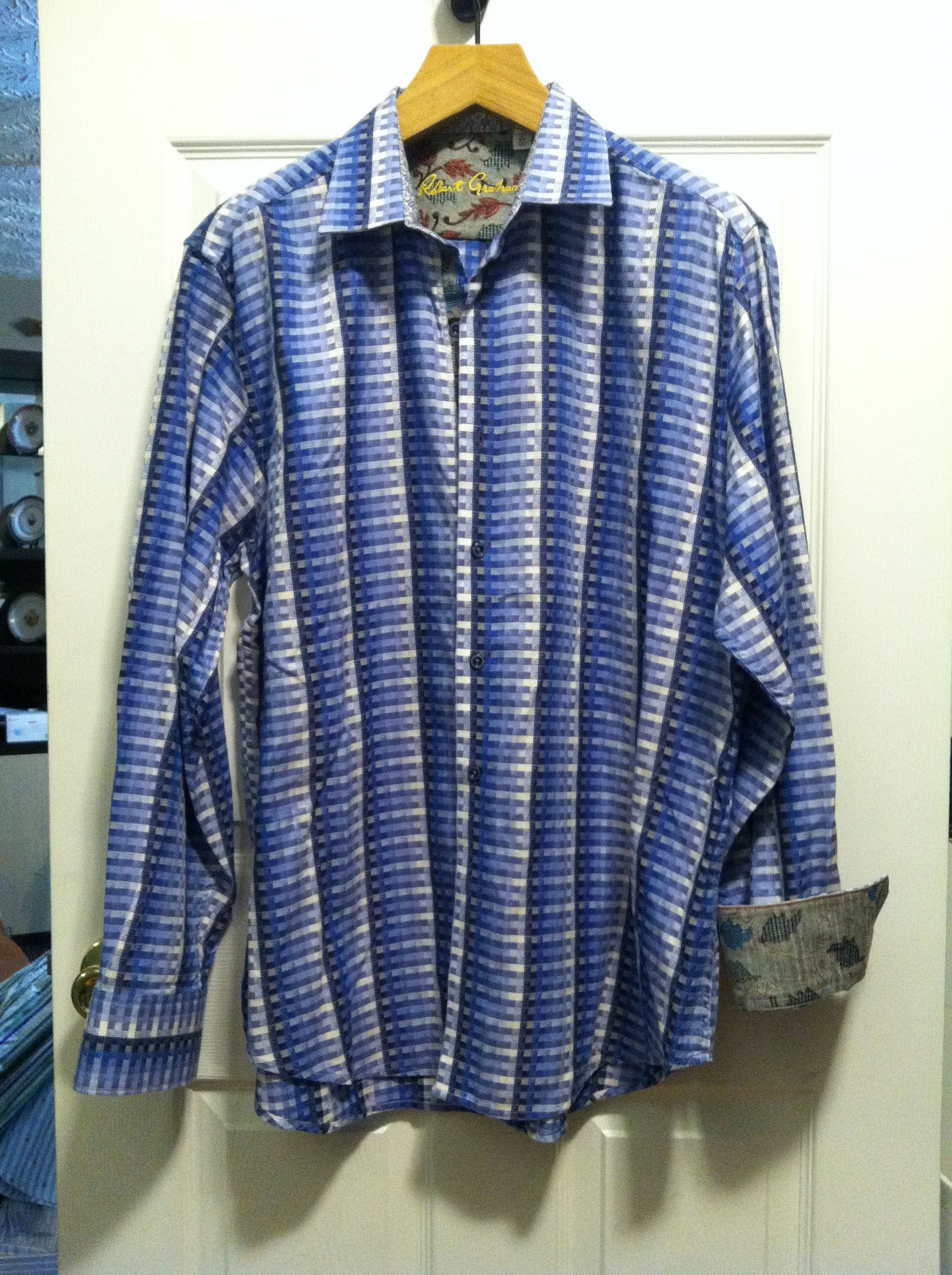Robert Graham ROBERT GRAHAM MEN'S NEW 100%COTTON CASUAL SHIRT SIZE: XL Size US XL / EU 56 / 4 - 1 Thumbnail