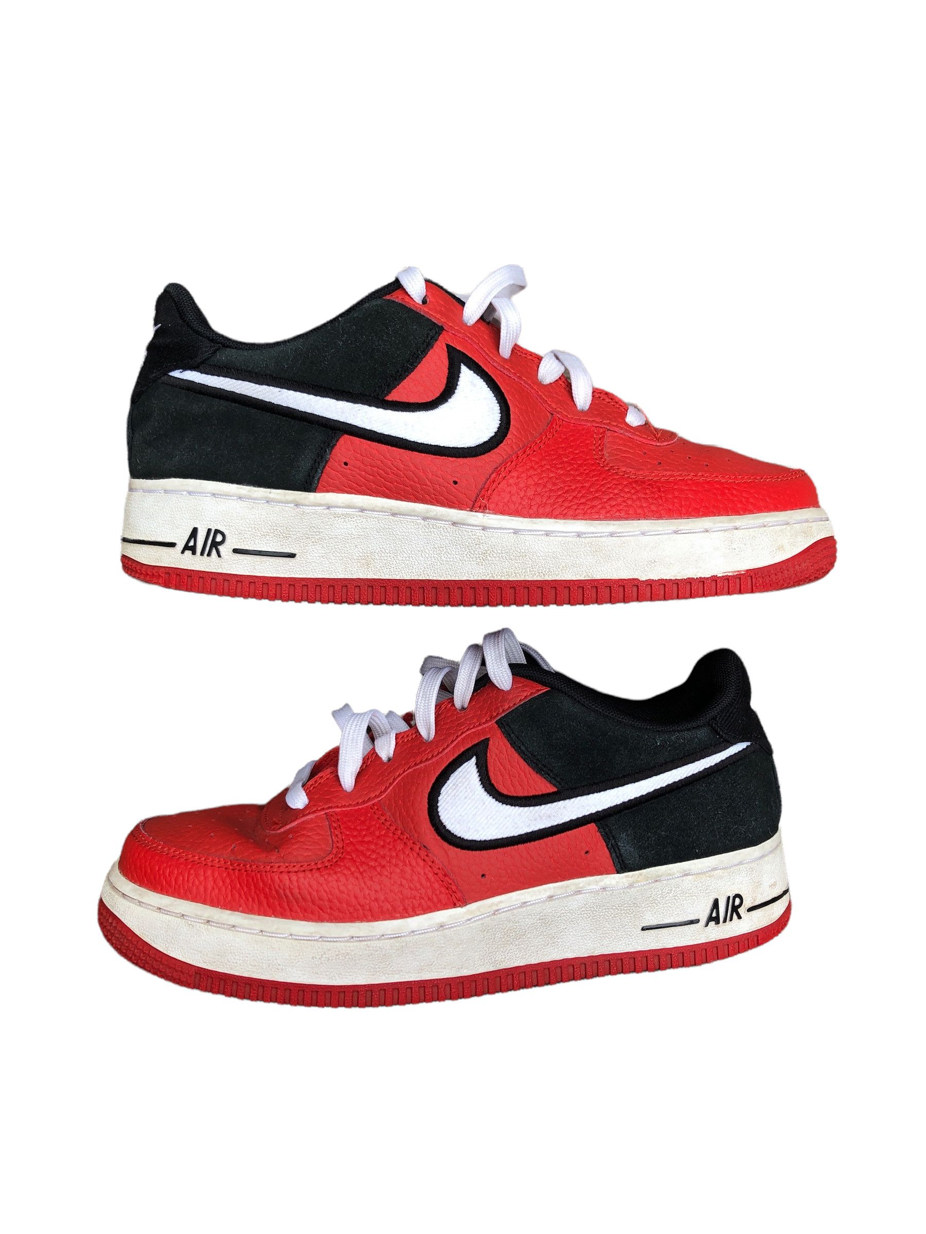 RARE 2018 Nike Air Force Low Mystic Red Black Size