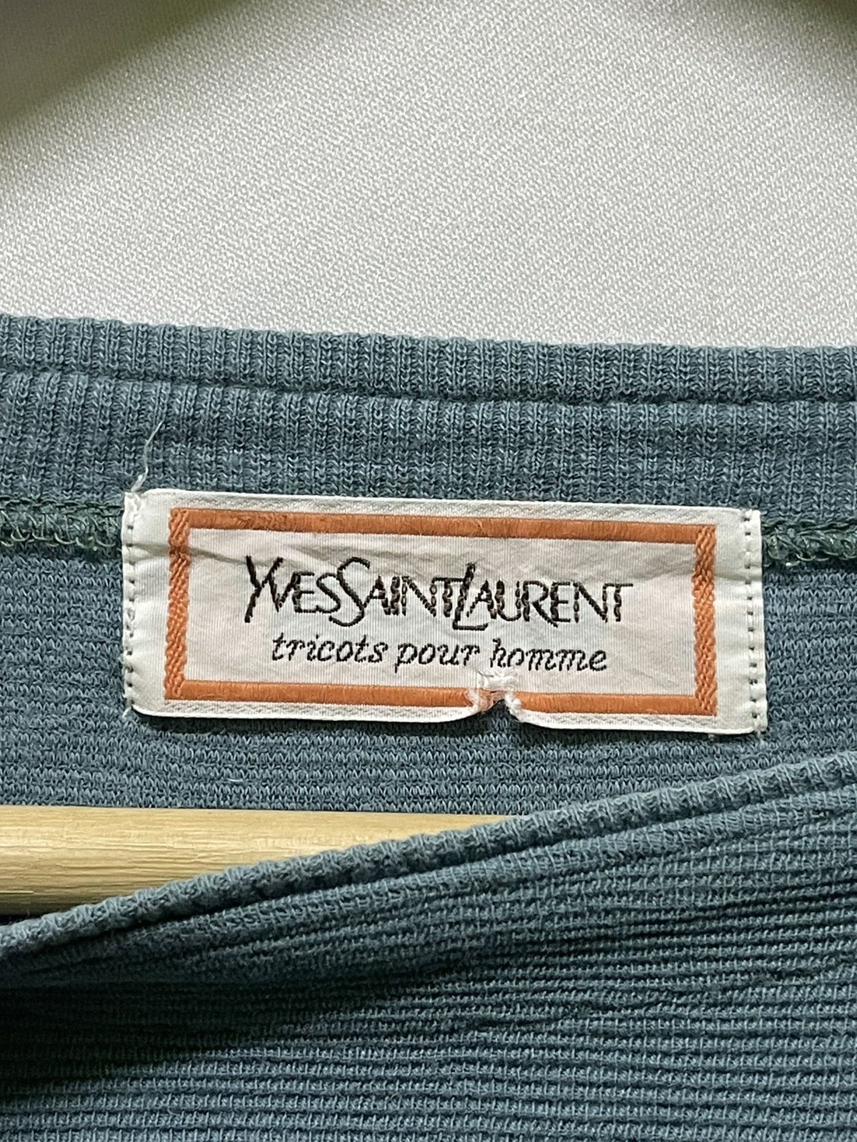 Vintage × Yves Saint Laurent VINTAGE YSL YVES SAINT LAURENT SMALL LOGO SWEATSHIRT Size US M / EU 48-50 / 2 - 6 Thumbnail