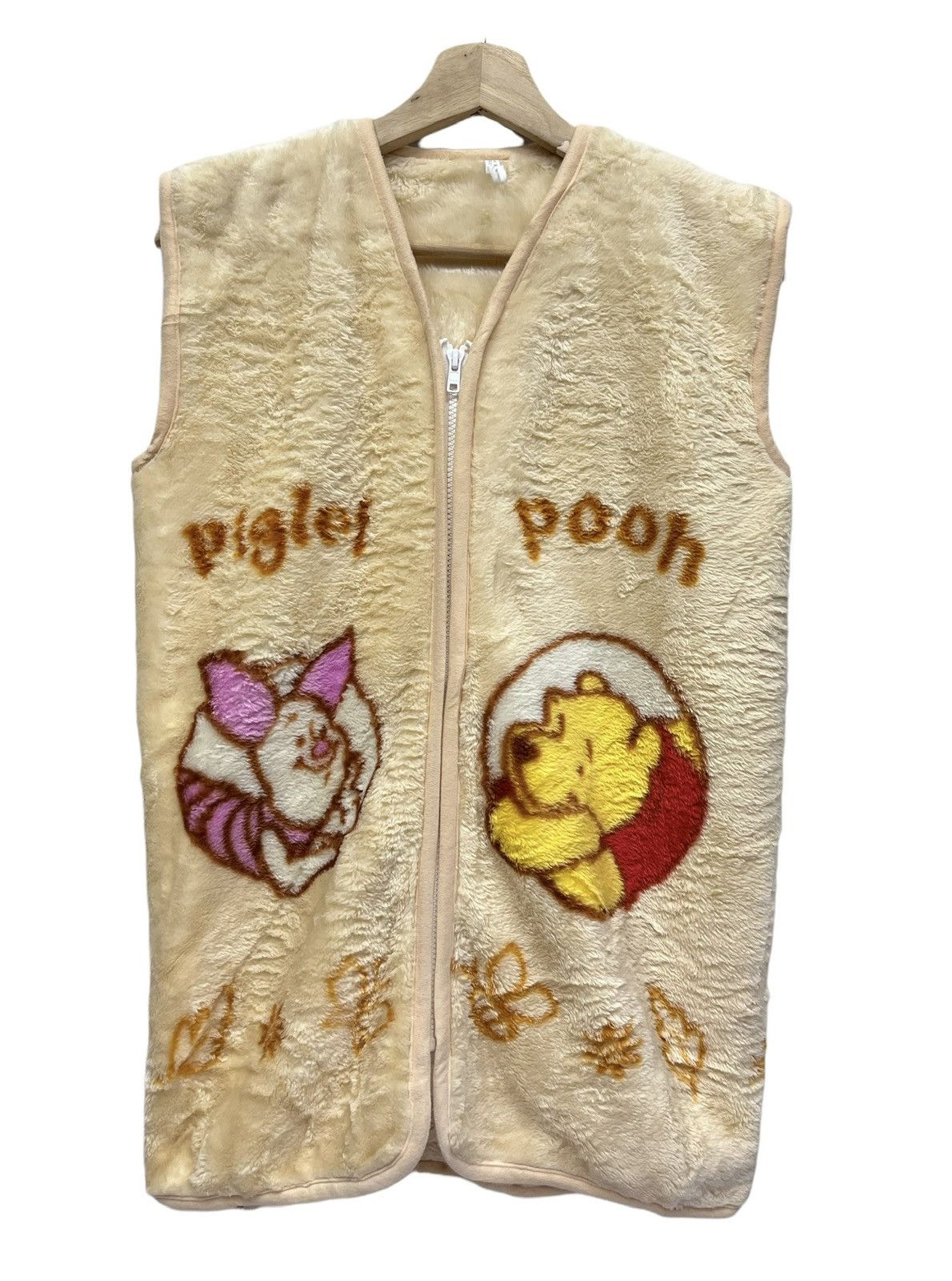 Cartoon Network Vintage 90’s WINNIE THE POOH x PIGLET Fleece Vest Size US S / EU 44-46 / 1 - 2 Thumbnail