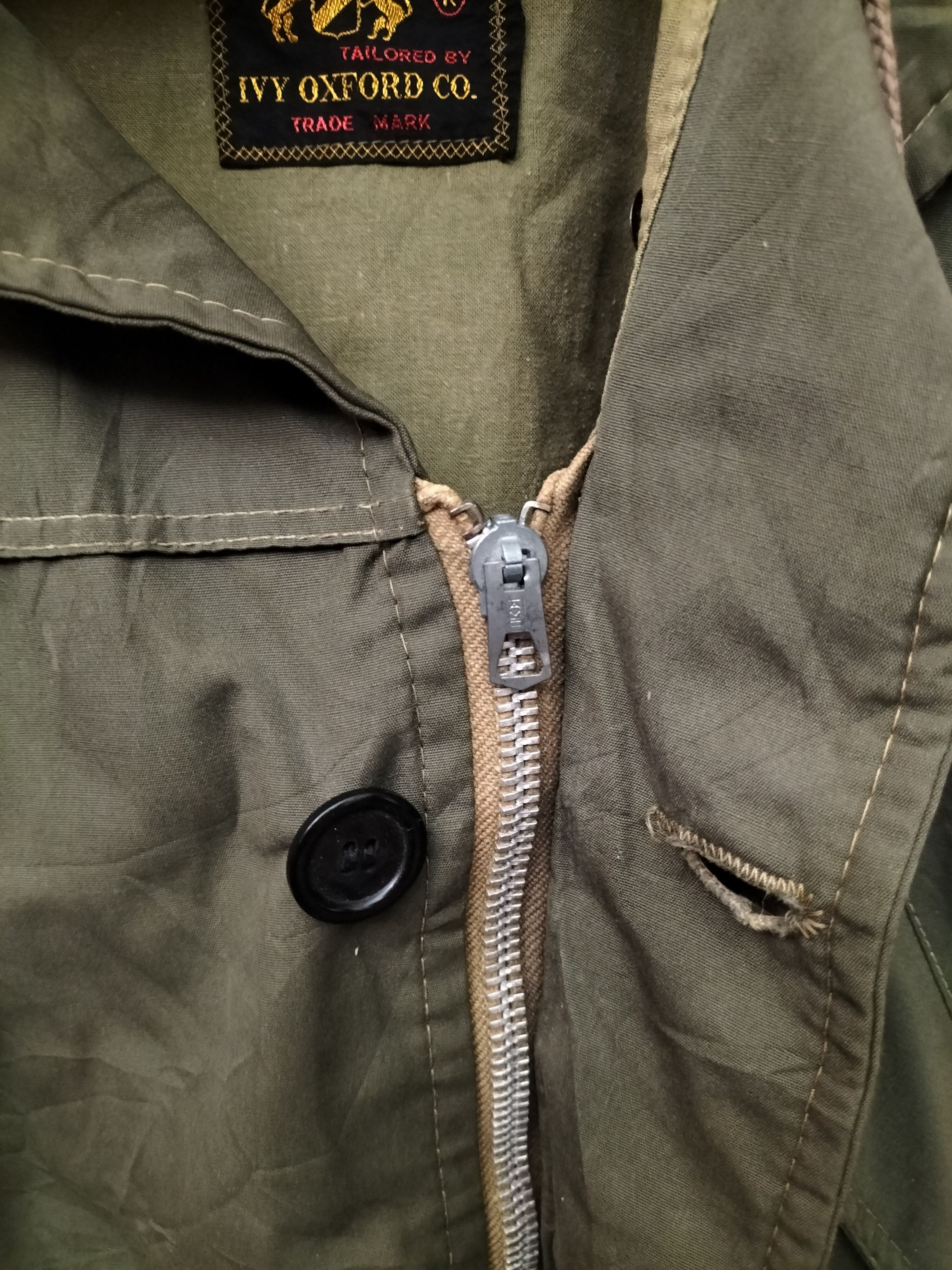 Vintage 60s 70s Dutch Parka Hoody Military Europe fashion Size US L / EU 52-54 / 3 - 4 Thumbnail