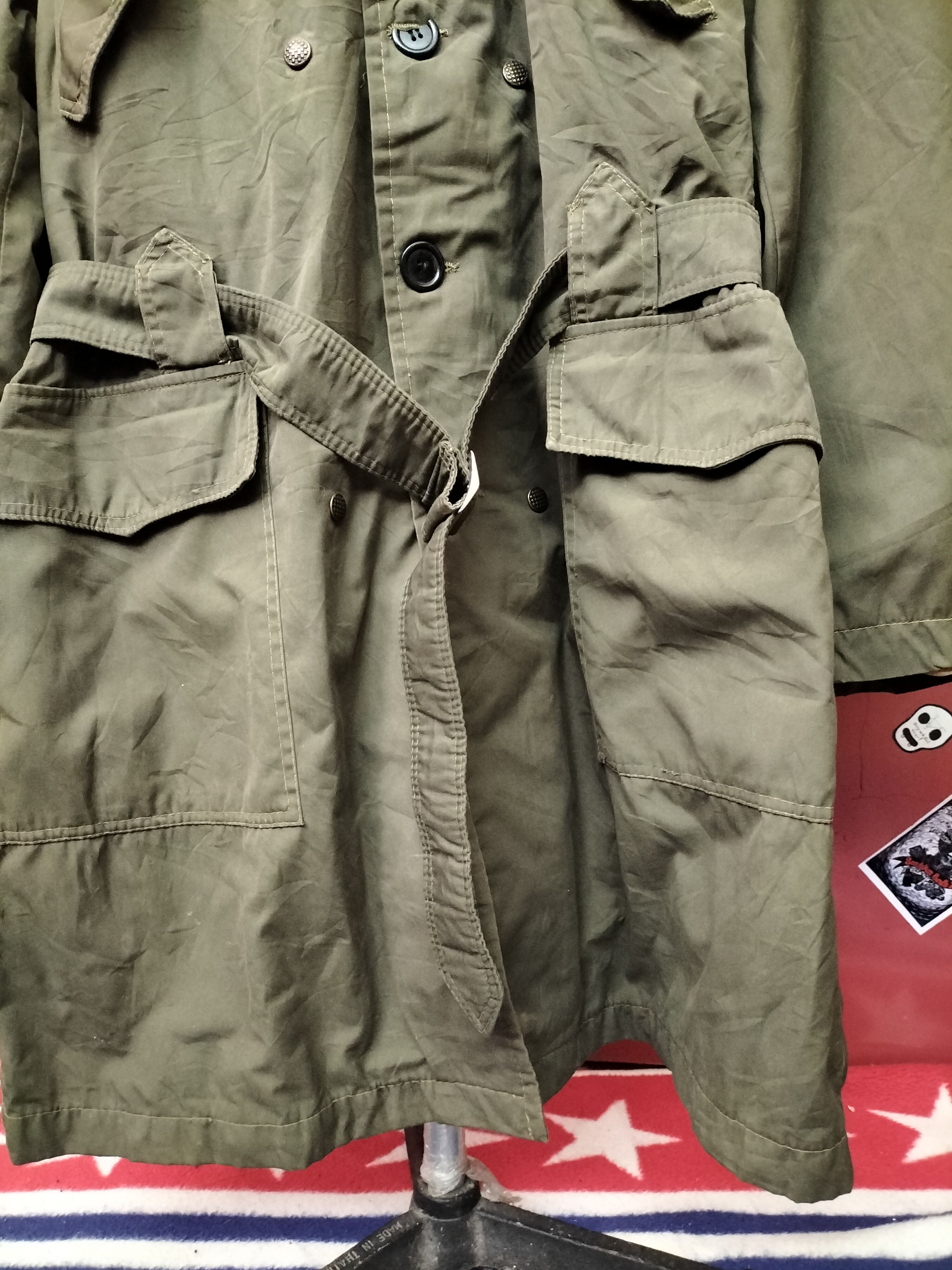 Vintage 60s 70s Dutch Parka Hoody Military Europe fashion Size US L / EU 52-54 / 3 - 11 Thumbnail