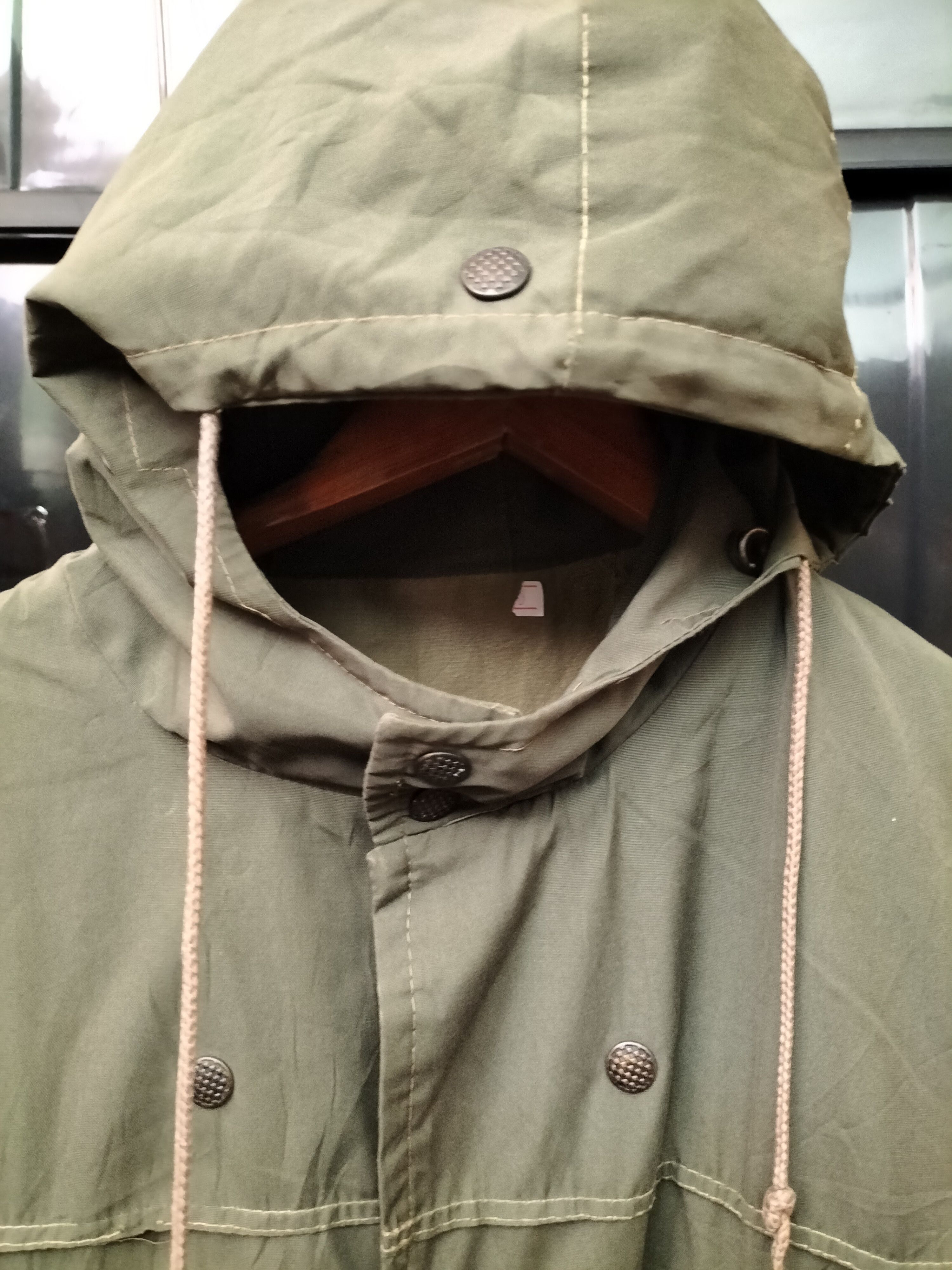 Vintage 60s 70s Dutch Parka Hoody Military Europe fashion Size US L / EU 52-54 / 3 - 5 Thumbnail