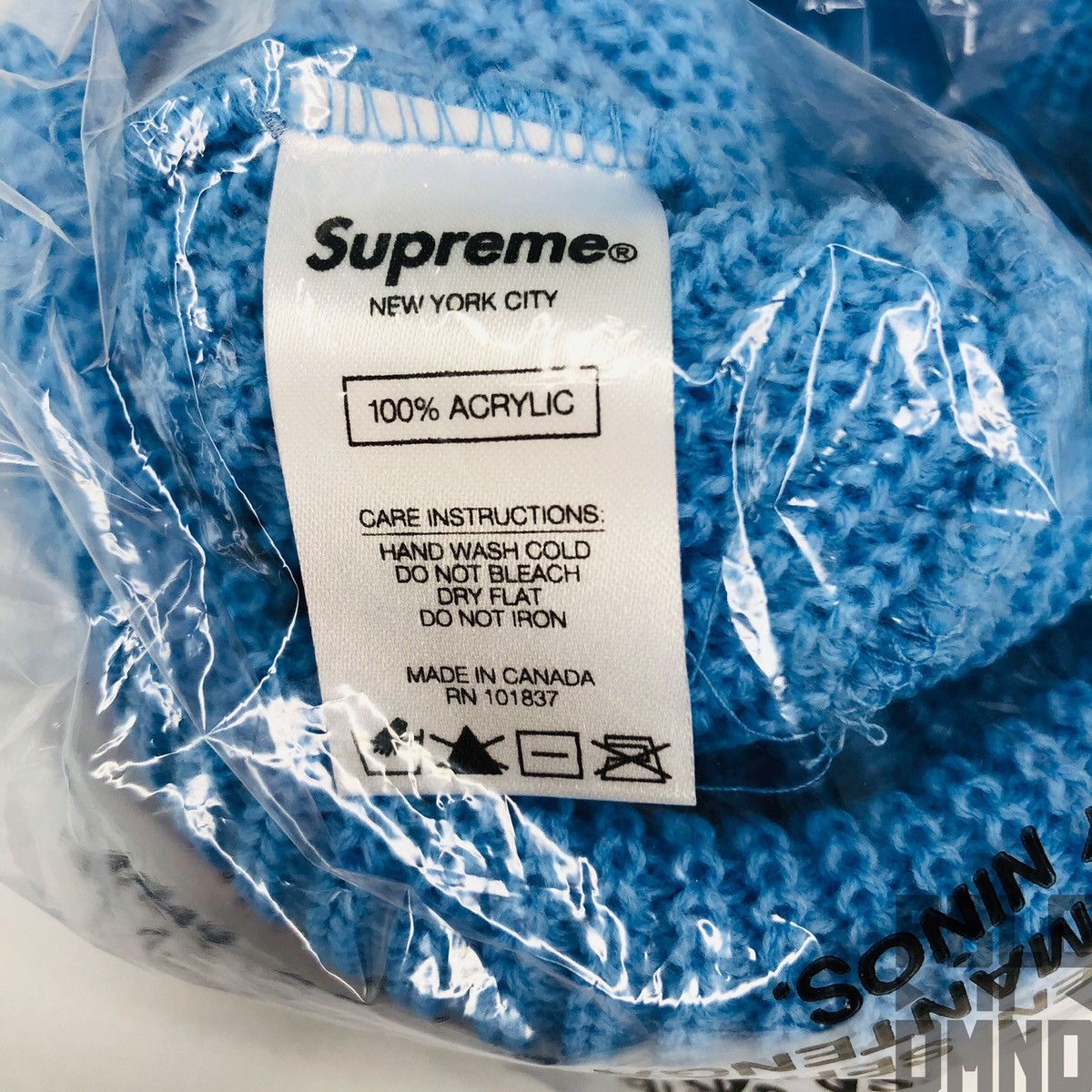 Supreme Supreme Gonz Logo Beanie Light Blue (SS21) Size ONE SIZE - 5 Thumbnail