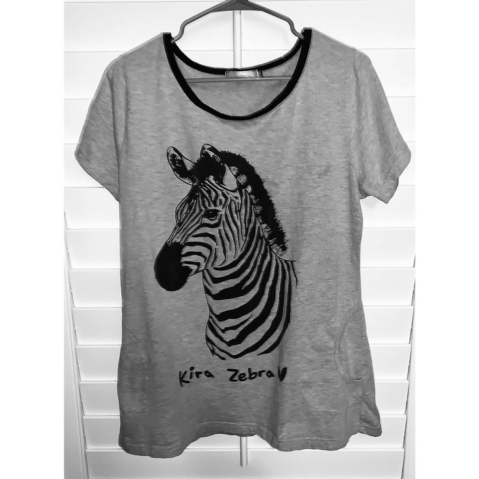 Other I Sweety Zebra Kira Grey Woman’s Shirt | Grailed