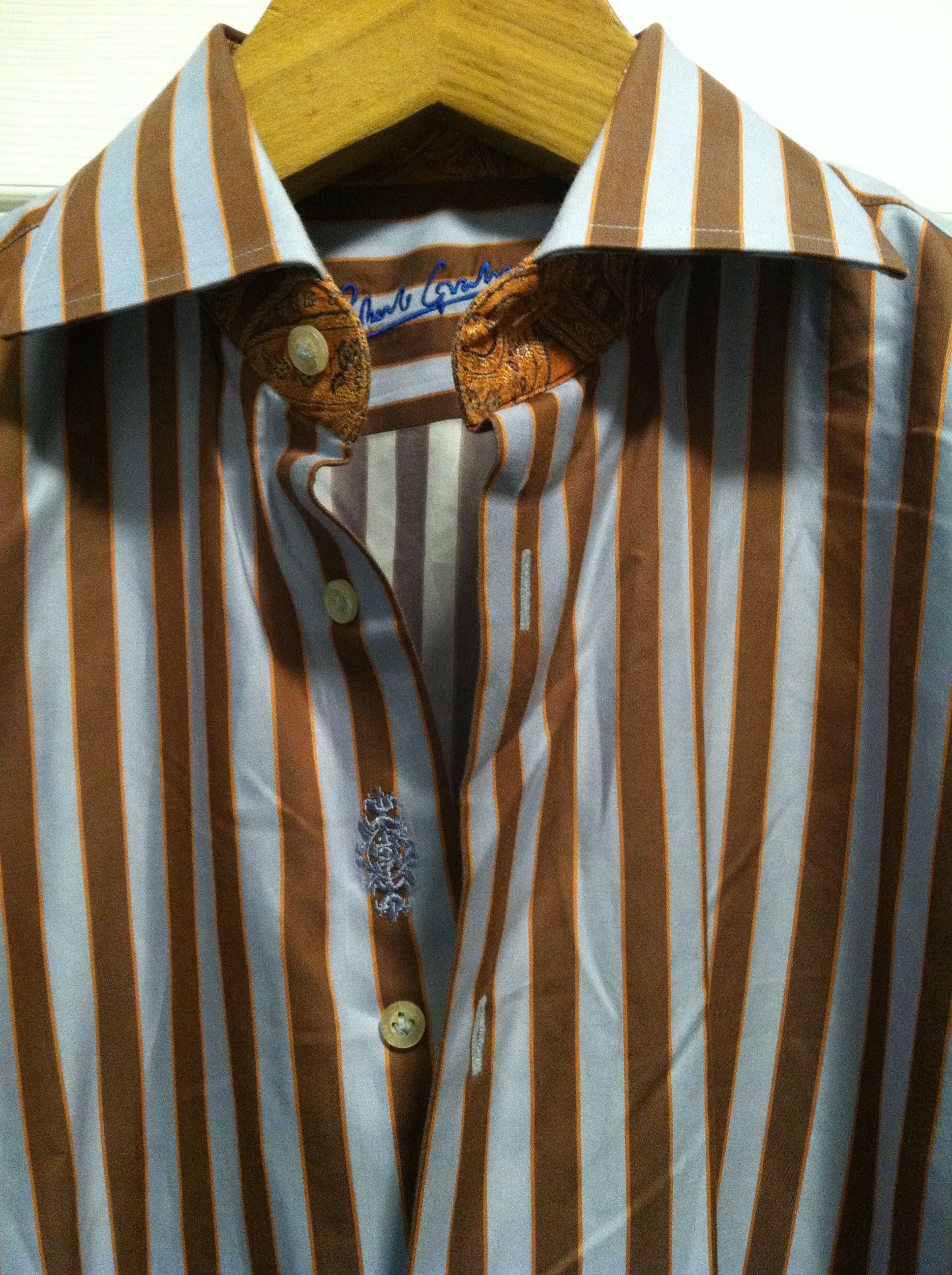 Robert Graham ROBERT GRAHAM MEN'S SHIRT SIZE: L Size US L / EU 52-54 / 3 - 5 Thumbnail