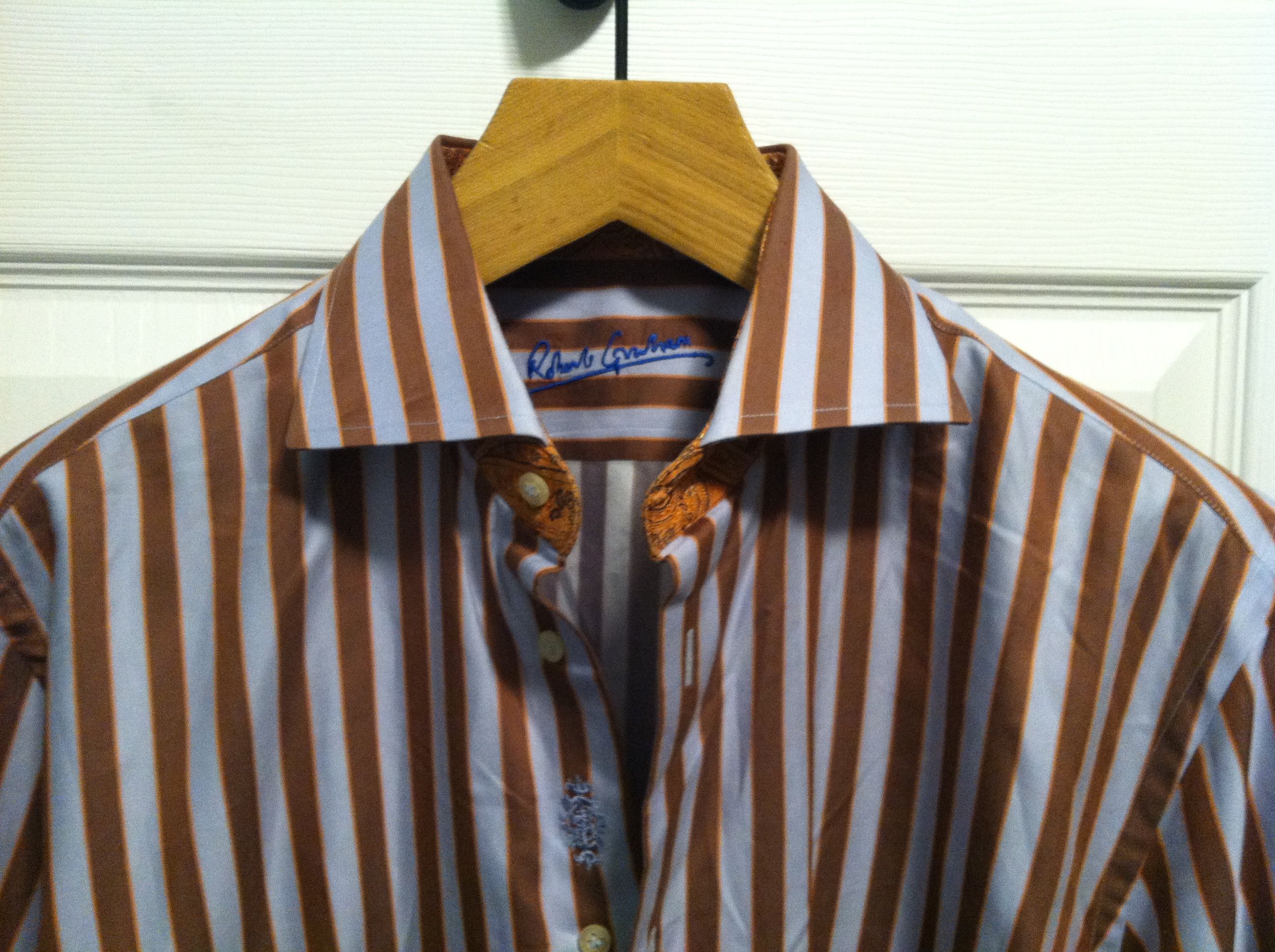 Robert Graham ROBERT GRAHAM MEN'S SHIRT SIZE: L Size US L / EU 52-54 / 3 - 8 Thumbnail