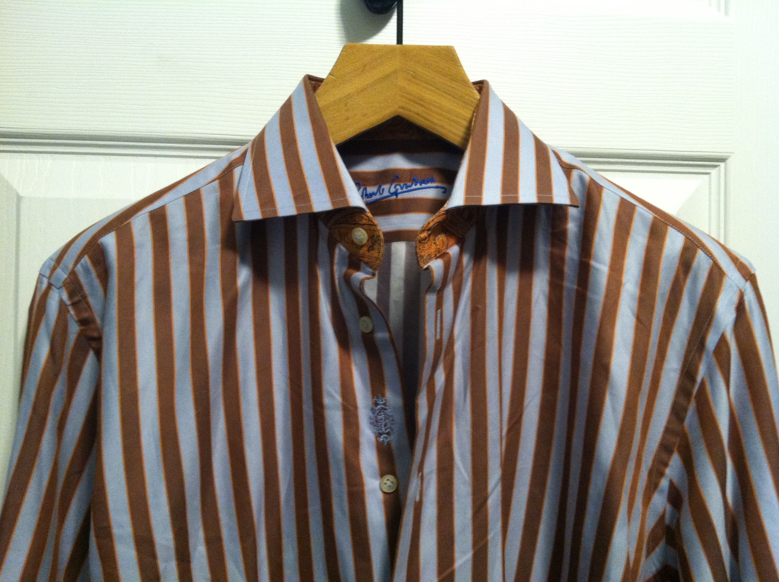 Robert Graham ROBERT GRAHAM MEN'S SHIRT SIZE: L Size US L / EU 52-54 / 3 - 3 Thumbnail