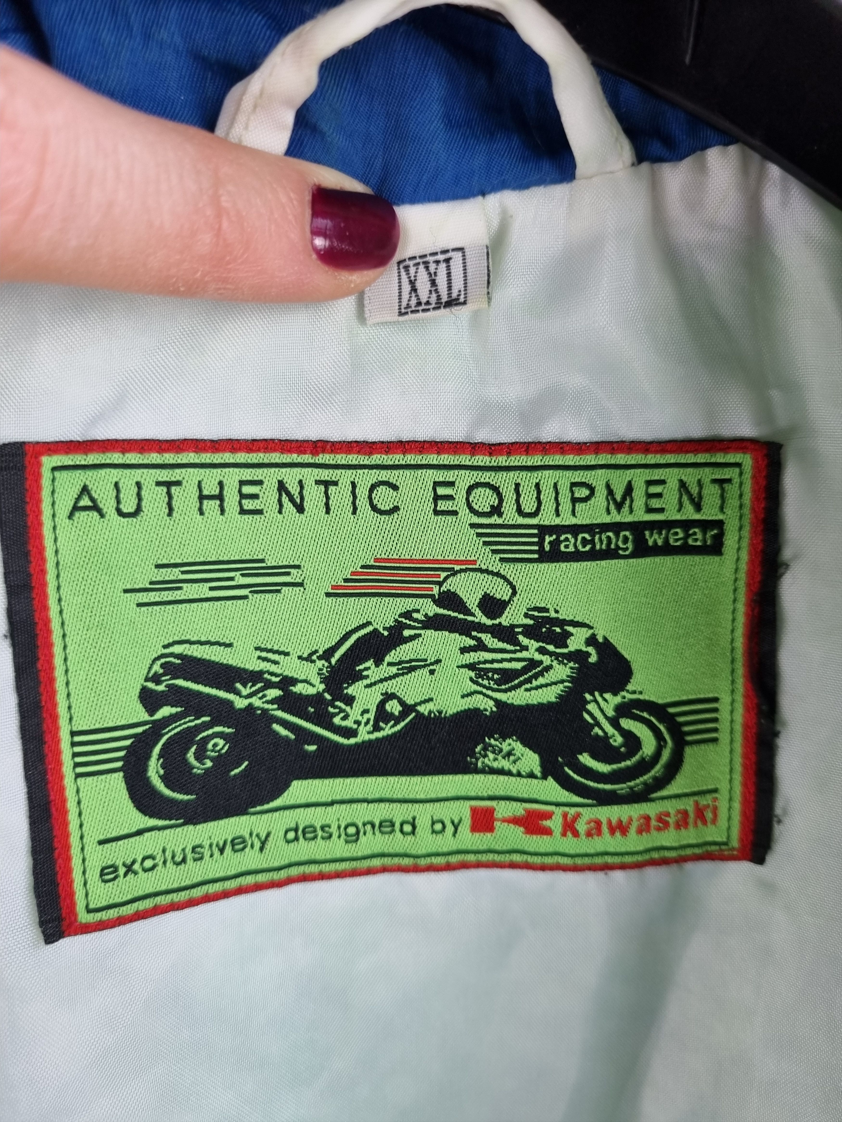 Japanese Brand × Sports Specialties 80s Kawasaki Motorrad Nylon Equipment Track top Size US XL / EU 56 / 4 - 10 Thumbnail