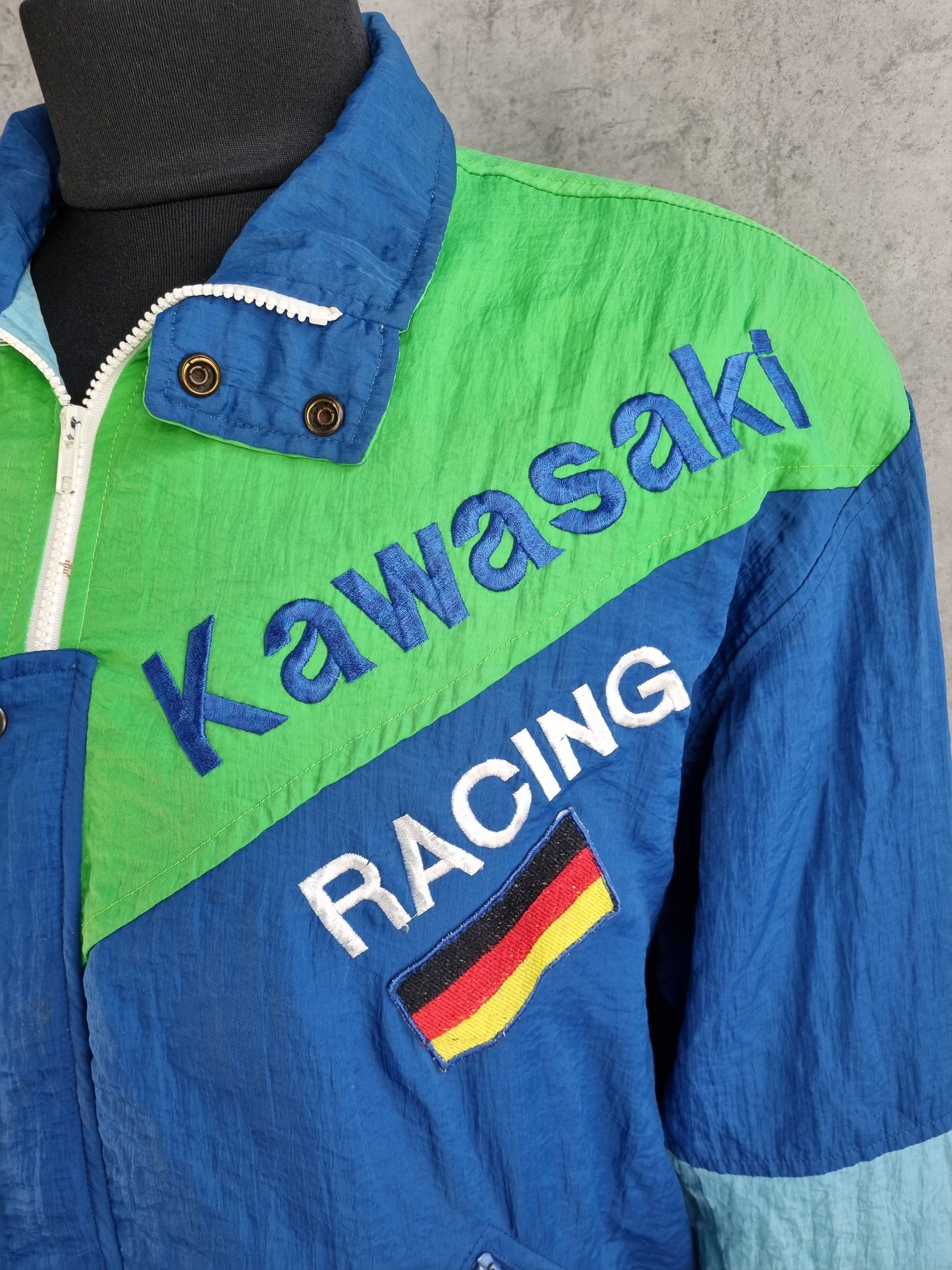 Japanese Brand × Sports Specialties 80s Kawasaki Motorrad Nylon Equipment Track top Size US XL / EU 56 / 4 - 7 Thumbnail
