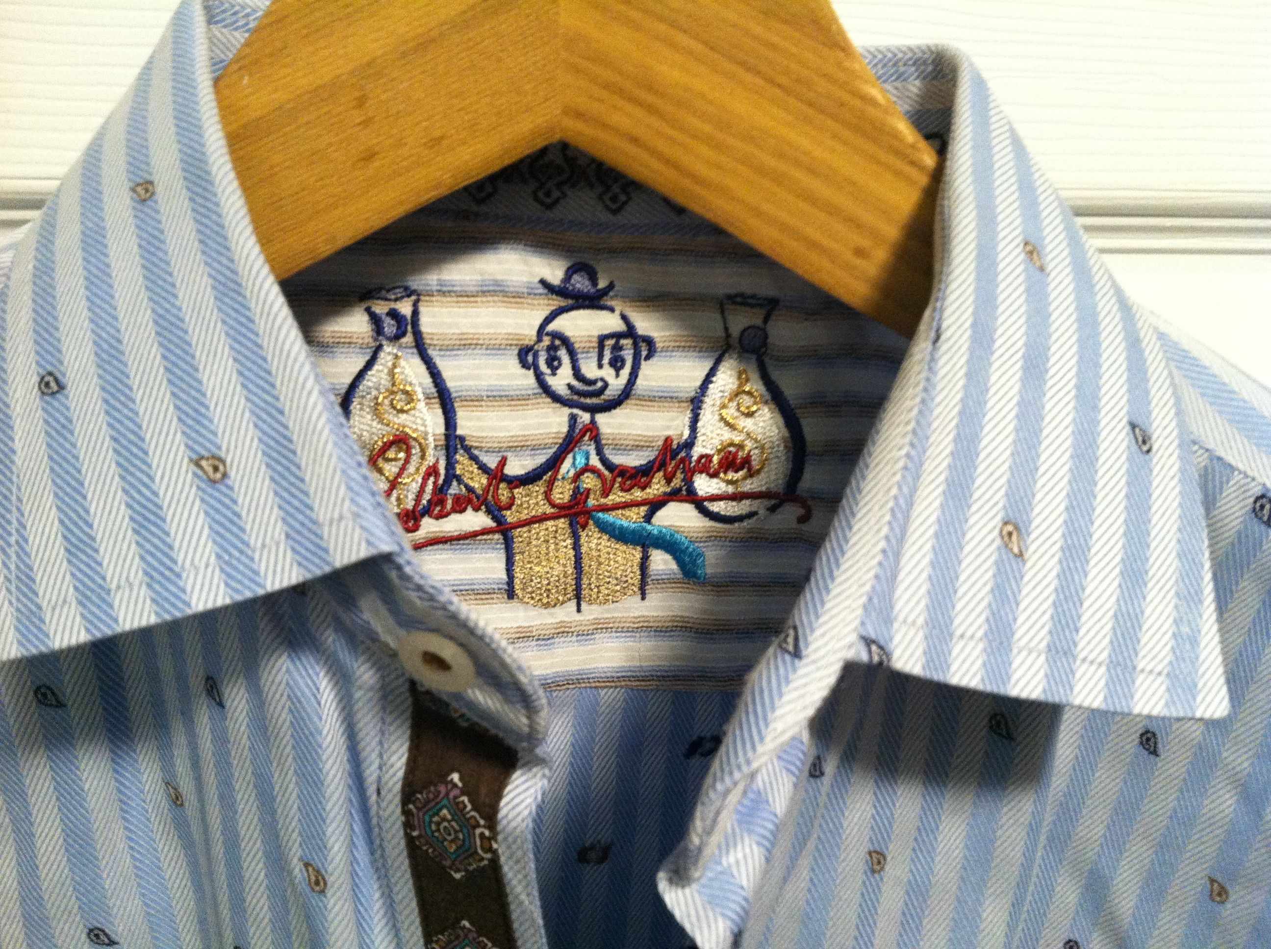 Robert Graham ROBERT GRAHAM MEN'S SHIRT SIZE: XL Size US XL / EU 56 / 4 - 7 Thumbnail