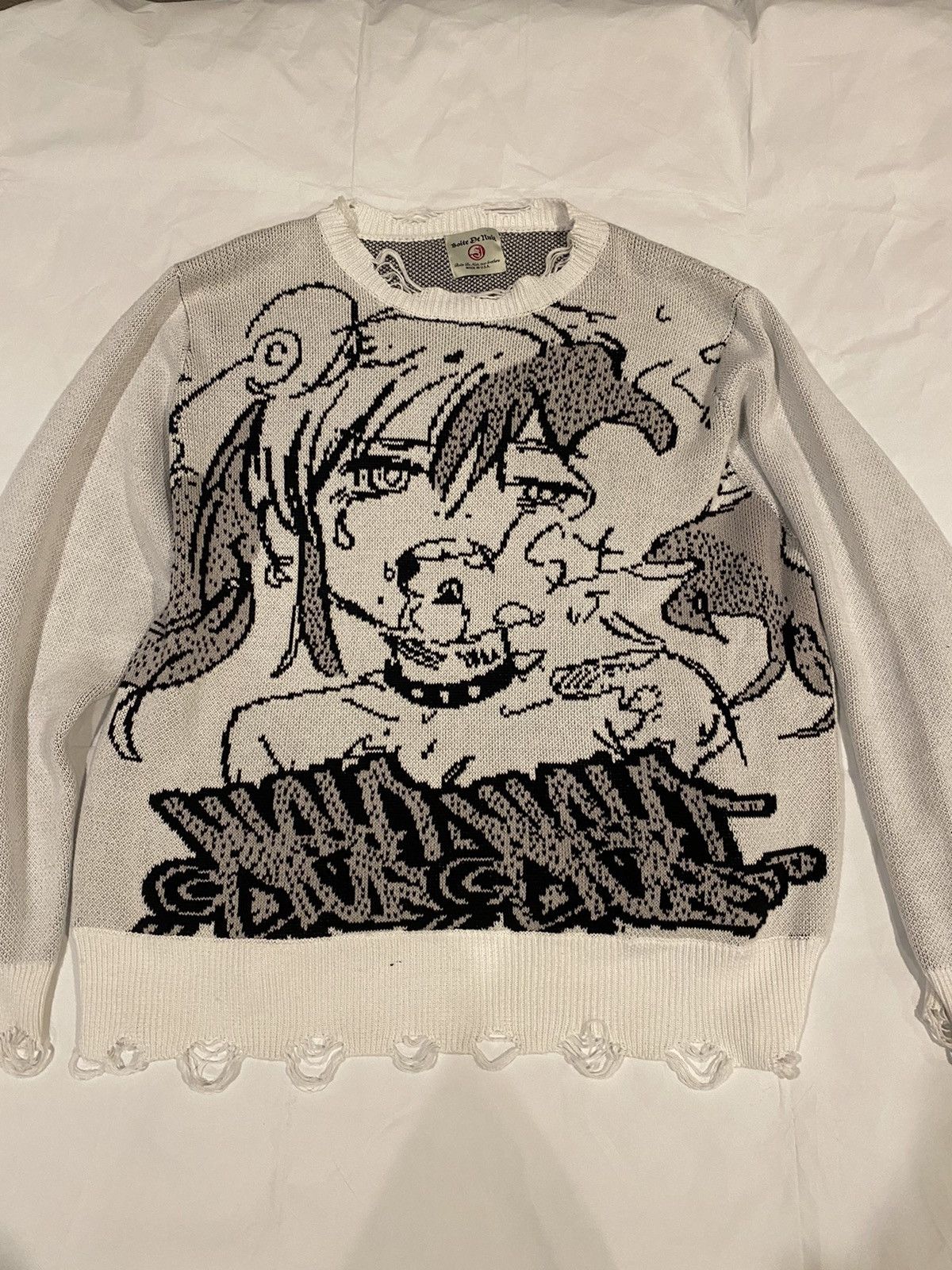 jun inagawa NIGHTCLUB MIST KNIT XL - ニット/セーター