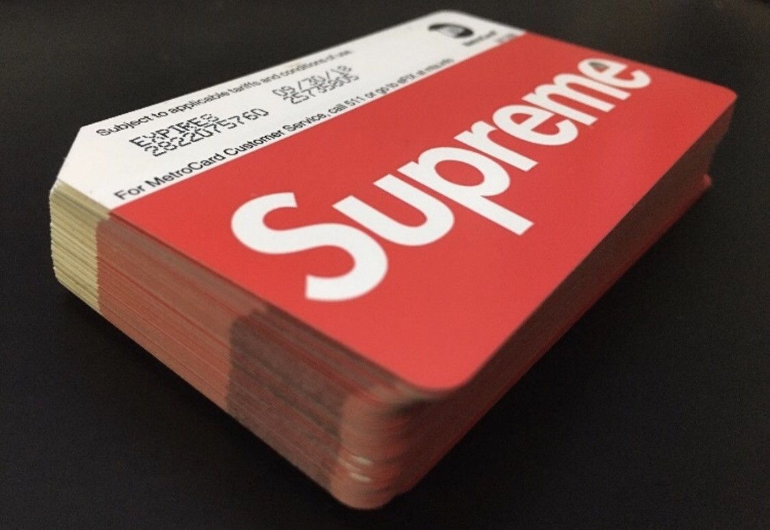 Supreme One Supreme Metrocard Brand New Ss2017 | Grailed