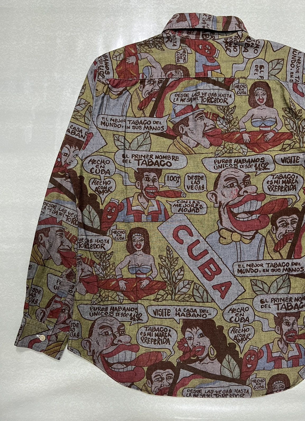 Comme des Garcons × Comme des Garcons Homme × Comme des Garcons Homme Plus Comme des Garcons Homme - A/W 2002 - Cuba Button-Up Shirt Size US M / EU 48-50 / 2 - 10 Thumbnail
