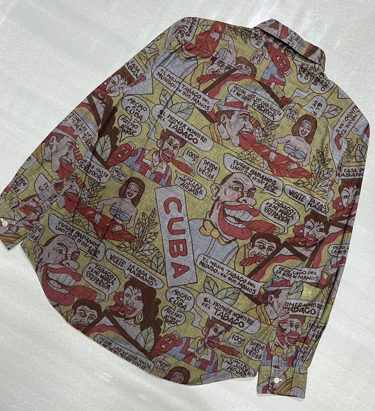 Comme des Garcons × Comme des Garcons Homme × Comme des Garcons Homme Plus Comme des Garcons Homme - A/W 2002 - Cuba Button-Up Shirt Size US M / EU 48-50 / 2 - 4 Thumbnail
