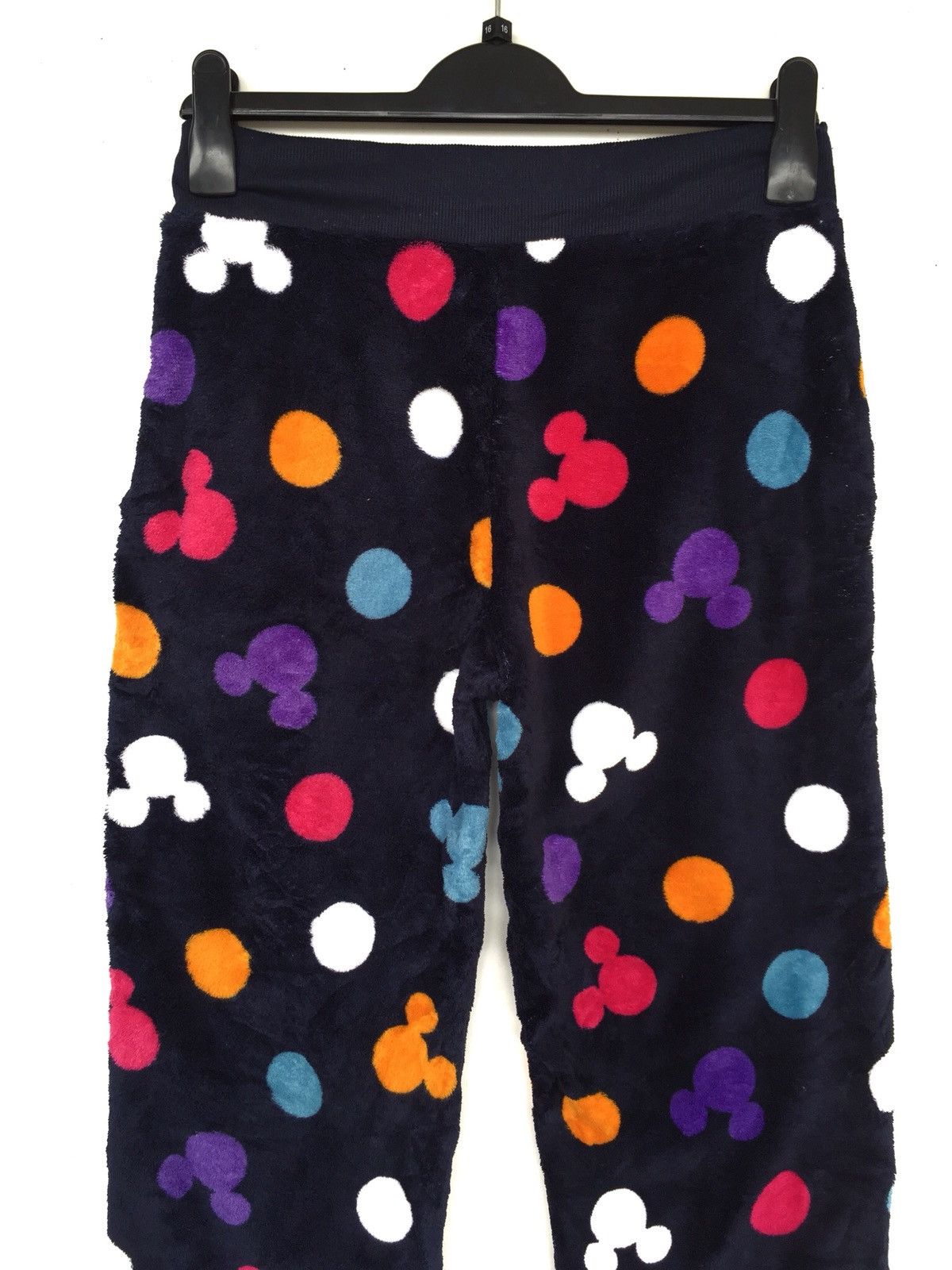 Disney × Japanese Brand × Mickey Mouse Vintage Disney Mickey Mouse Fleece Overprint Jogger Pant Size 30" / US 8 / IT 44 - 4 Thumbnail