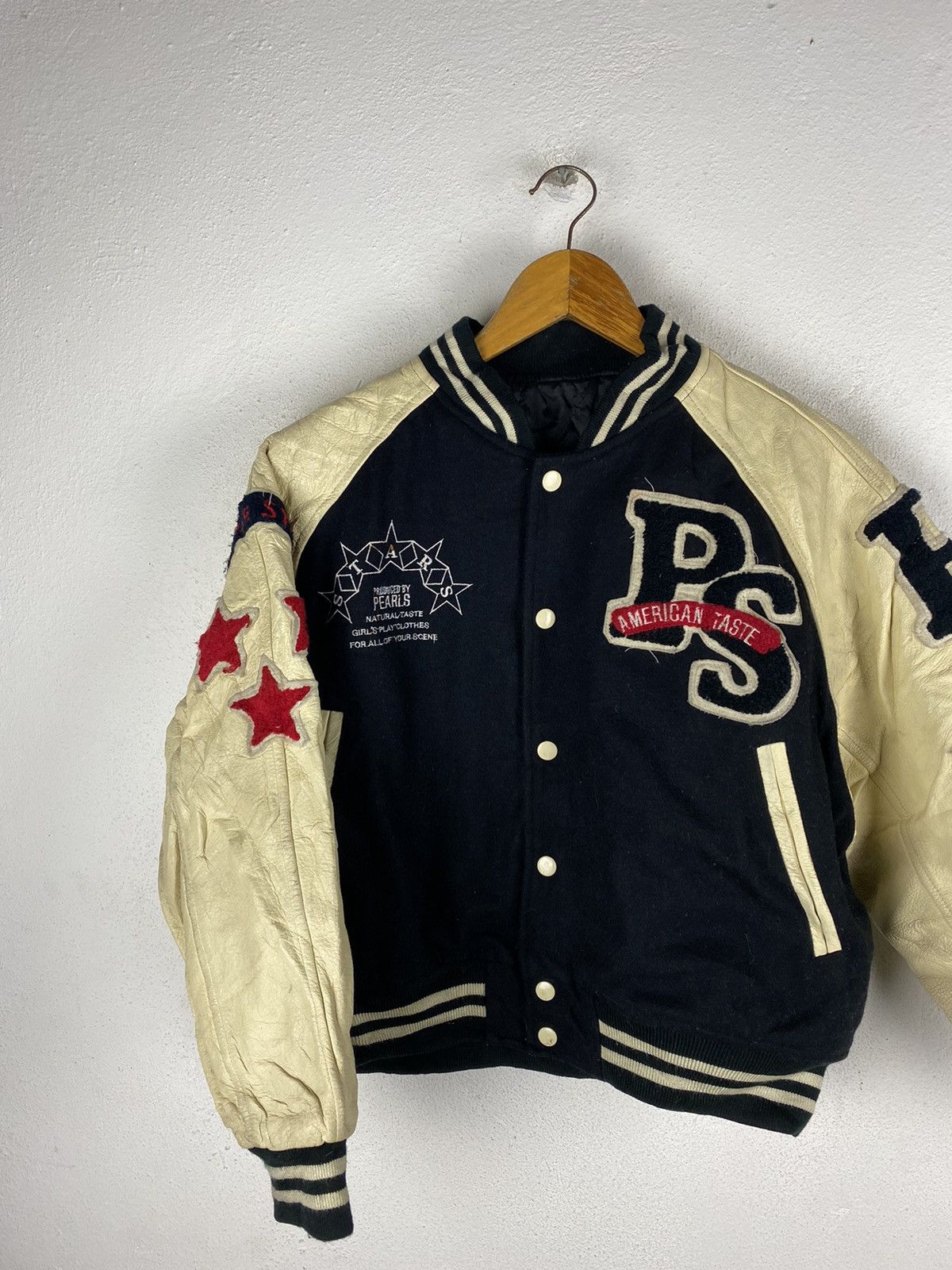 Other VINTAGE 90S AMERICAN TASTE VARSITY JACKET LEATHER SLEEVE Size US M / EU 48-50 / 2 - 4 Thumbnail