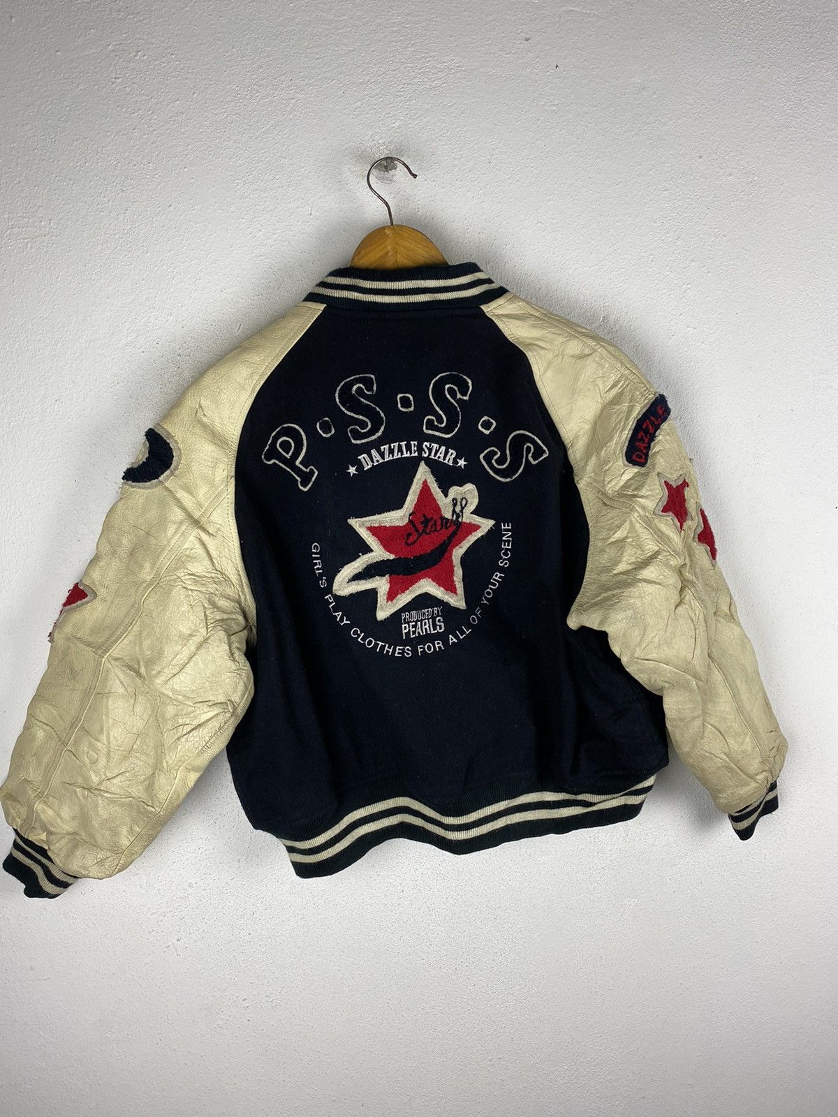 Other VINTAGE 90S AMERICAN TASTE VARSITY JACKET LEATHER SLEEVE Size US M / EU 48-50 / 2 - 6 Thumbnail