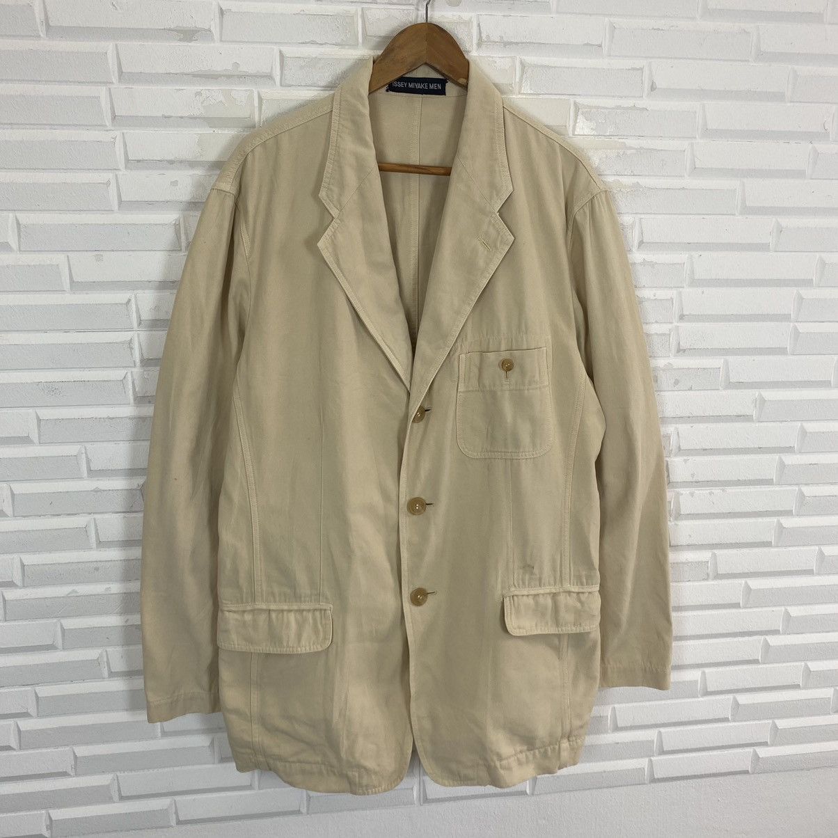 Issey Miyake Issey Miyake Men cotton light jacket Size US M / EU 48-50 / 2 - 3 Thumbnail