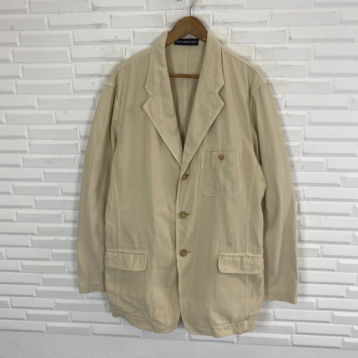 Issey Miyake Issey Miyake Men cotton light jacket Size US M / EU 48-50 / 2 - 4 Thumbnail