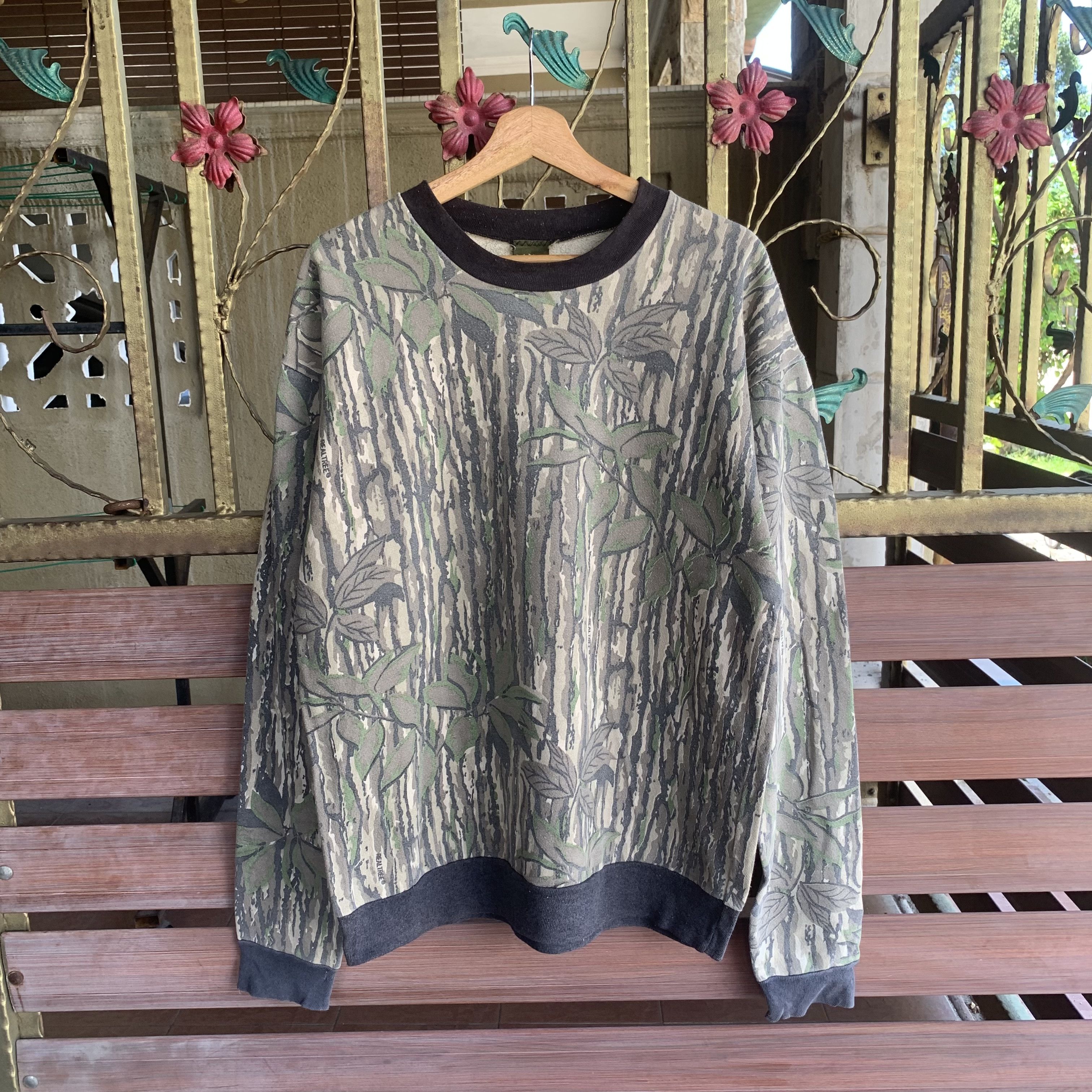 Vintage SEND OFFERS 🔥 90’s Vintage Spartan Camo Real Tree Sweater Size US L / EU 52-54 / 3 - 1 Thumbnail