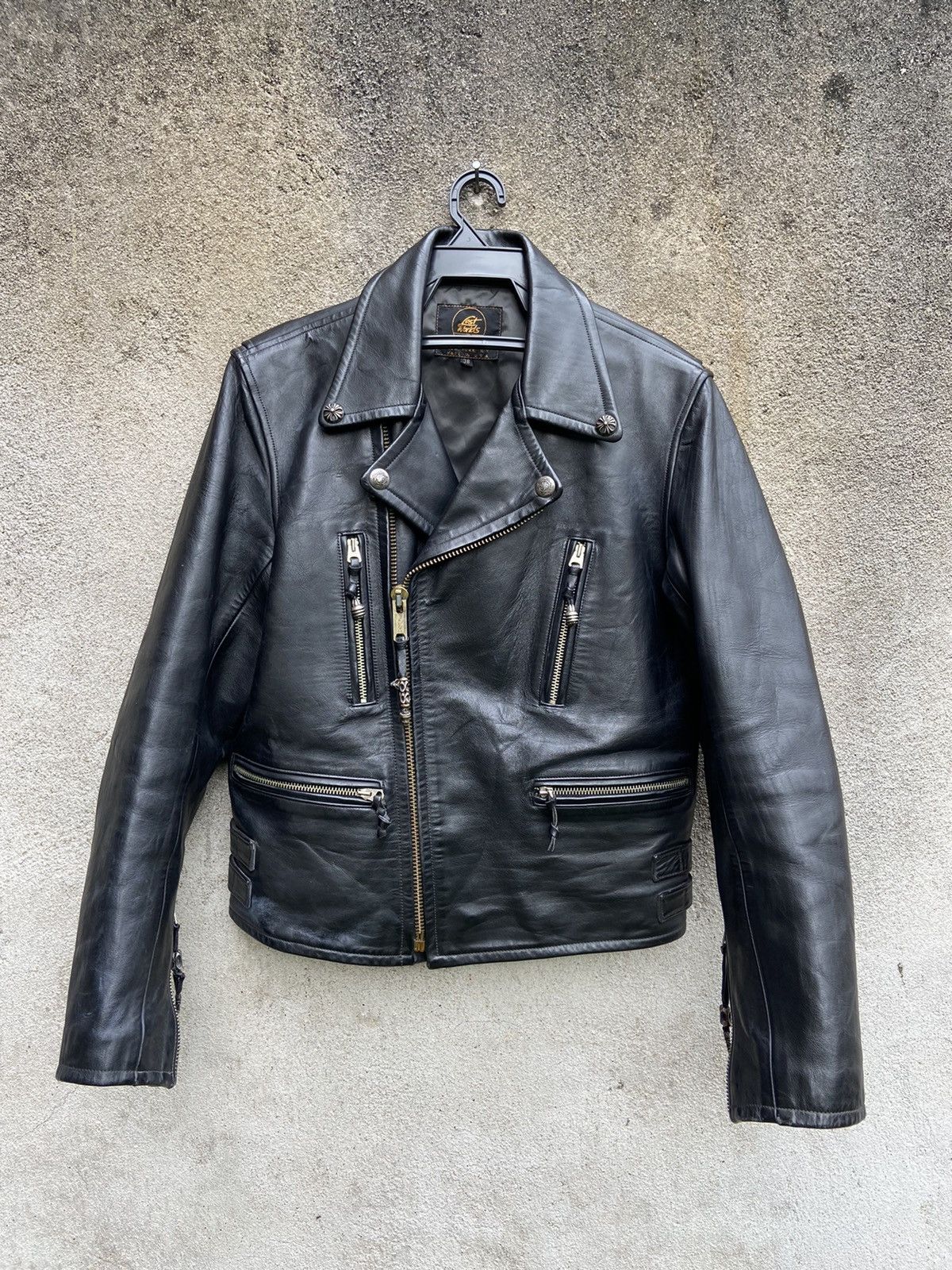 Lost Enterprises Vintage horsehide Leather Motorcycle Jacket Size US S / EU 44-46 / 1 - 3 Thumbnail